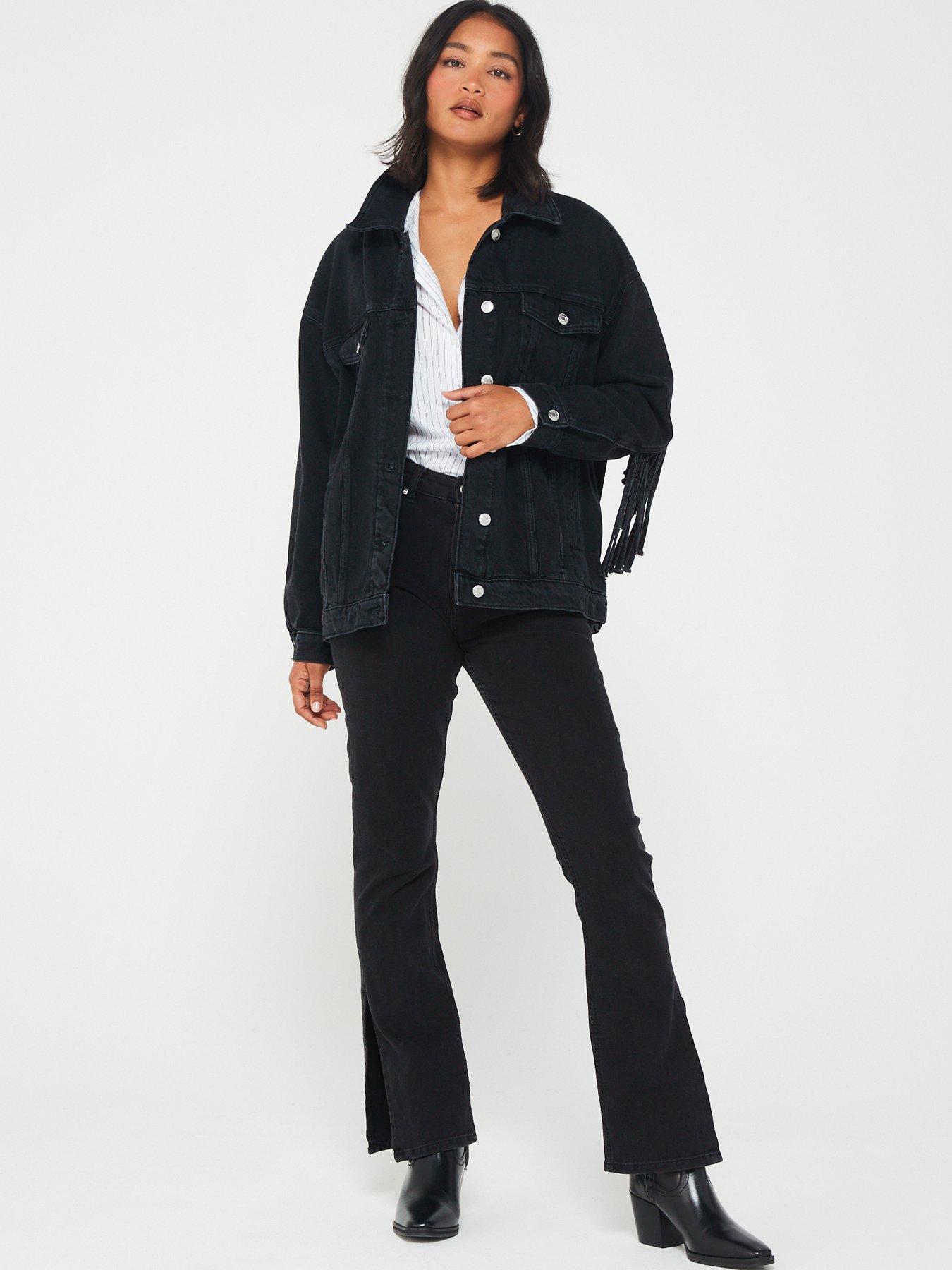 Red frill jacket hotsell