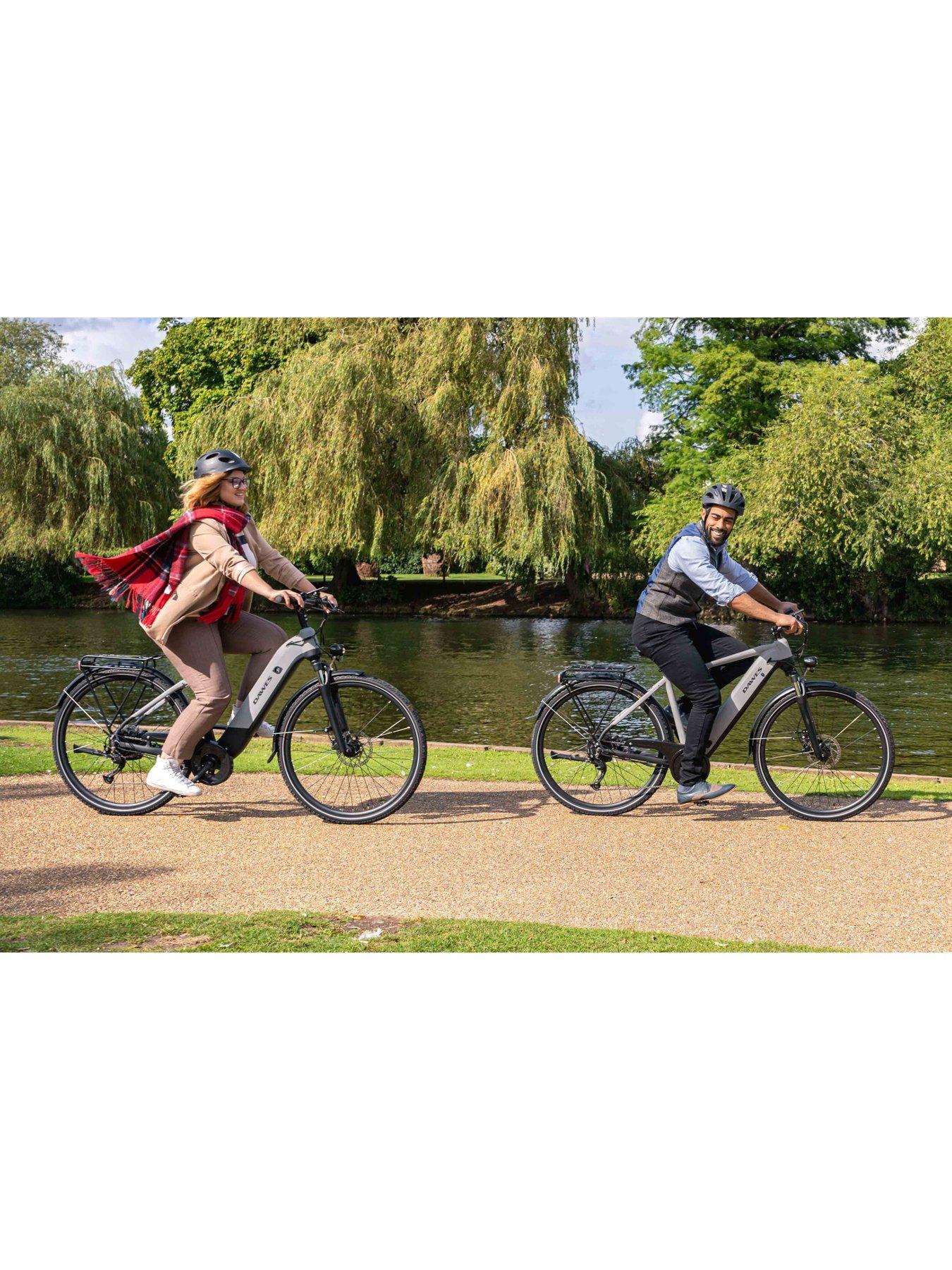 Dawes Spire 2.0 Crossbar Electric Bike Silver littlewoods