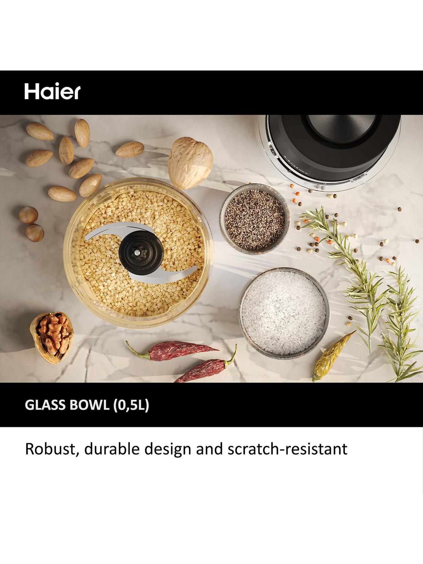  image of haier-series-5-hch5b1-compact-food-chopper-with-glass-bowl-550w