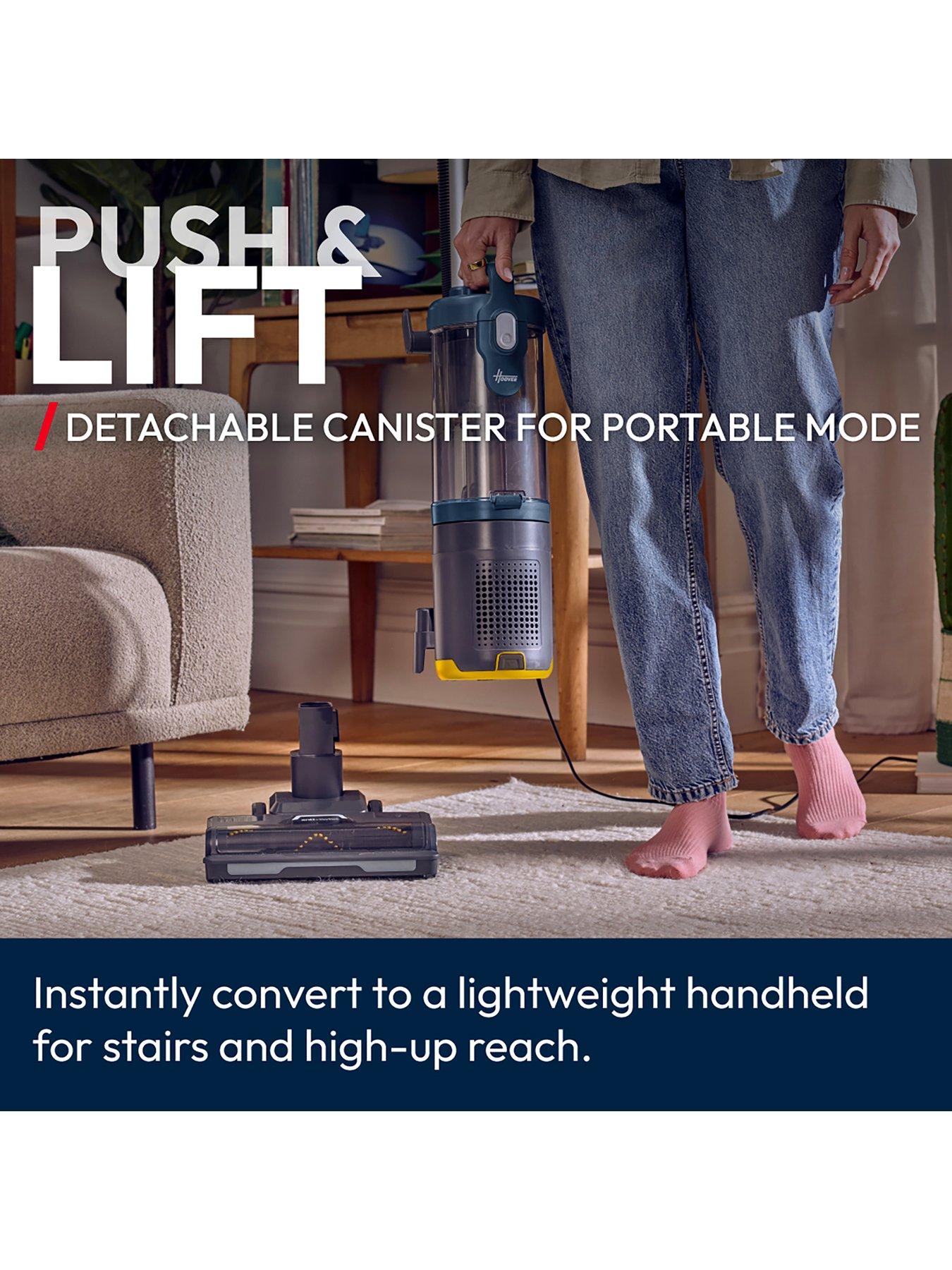 Image 2 of 8 of Hoover HL4 Pet Upright Vacuum Cleaner (HL410PT/1), 850W motor Lift Away Corded Bagless, 3-year warranty, Anti Twist Hair Wrap, EPA filter, LED