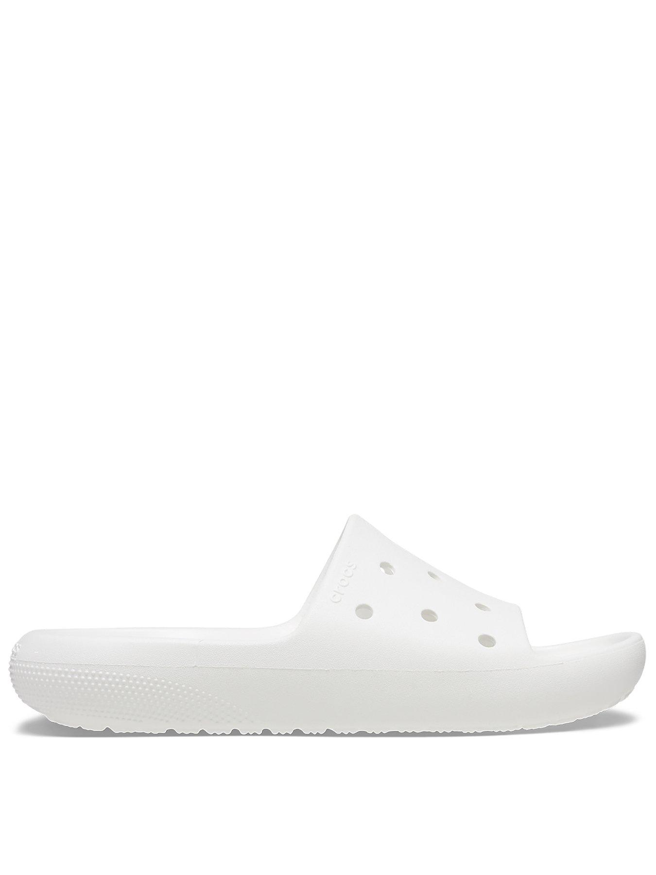 Image 1 of 6 of Crocs Classic Slide - White