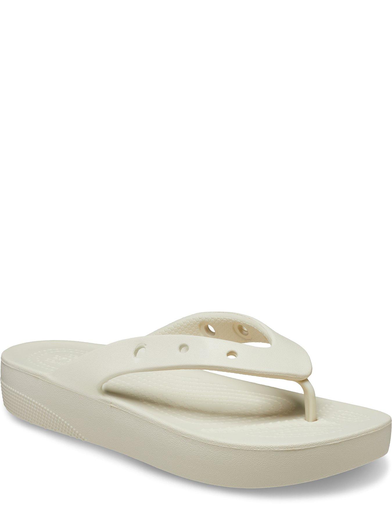 Crocs Bone Classic Platform Flip Flops