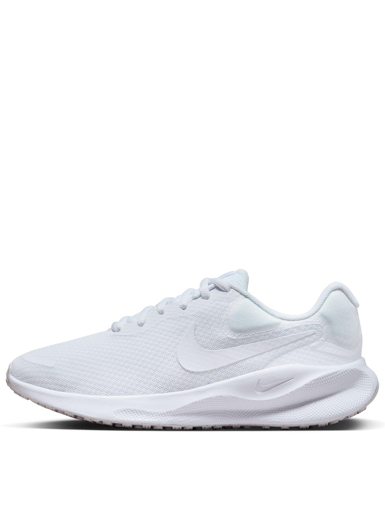 Nike Womens Revolution 7 Running Trainers - White | littlewoods.com