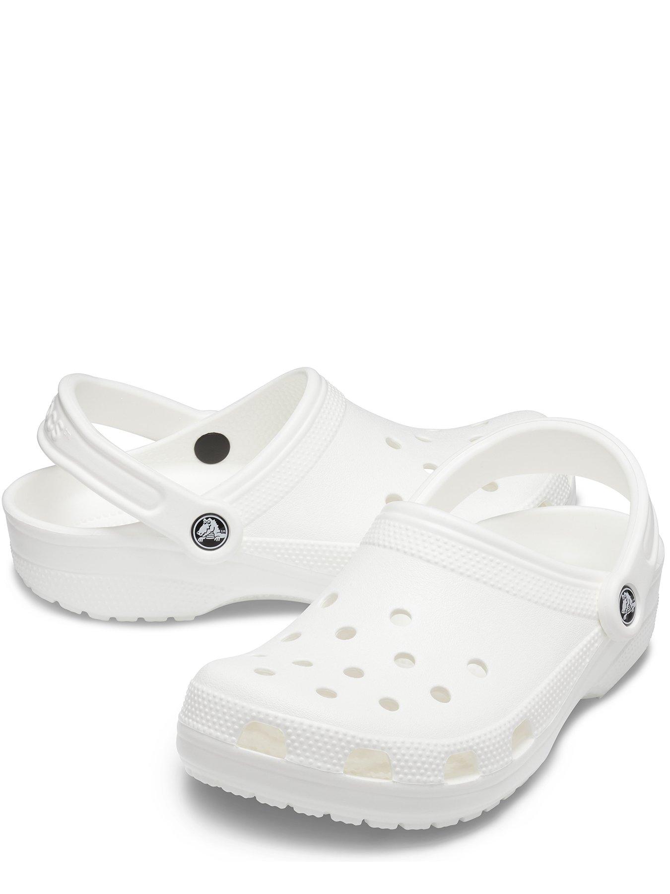 Image 2 of 5 of Crocs Womens Classic Lightweight Vent Clogs - White