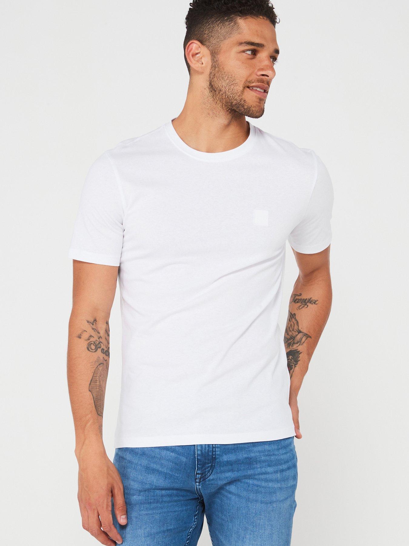 BOSS Tales Relaxed Fit T-Shirt - White