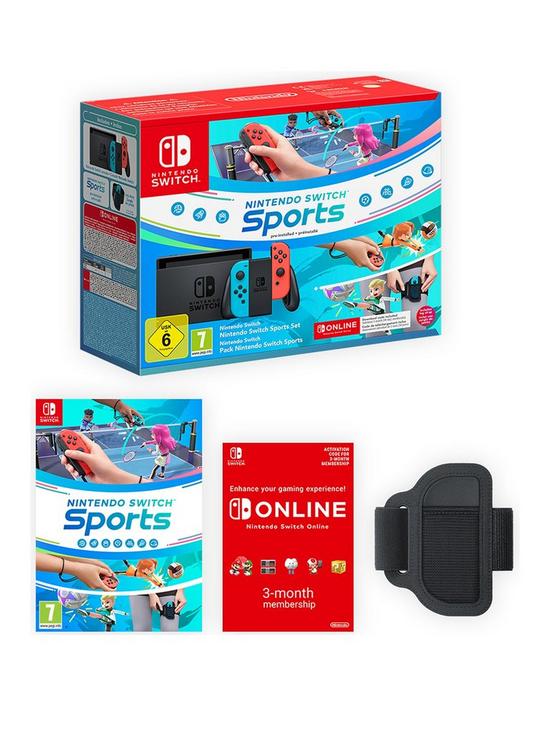 front image of nintendo-switch-console-with-free-switch-sports-set-3-months-online-membership