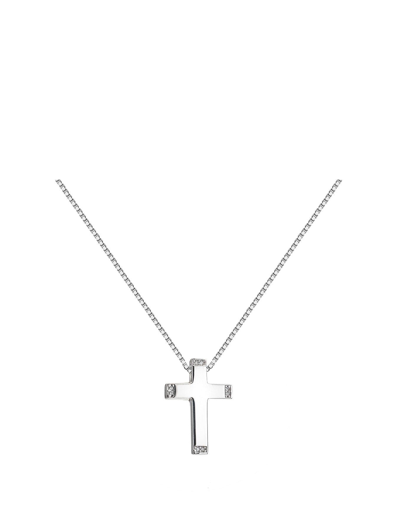 Hot Diamonds Cross Pendant