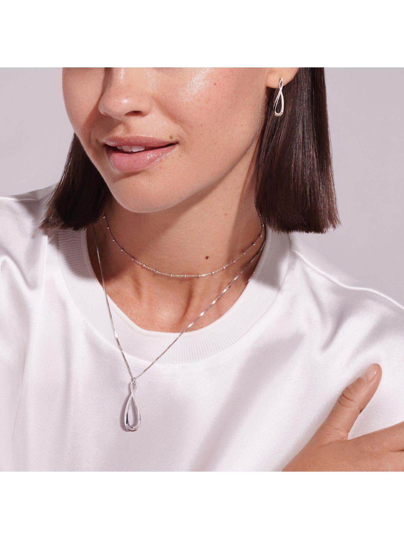 image of hot-diamonds-flourish-pendant