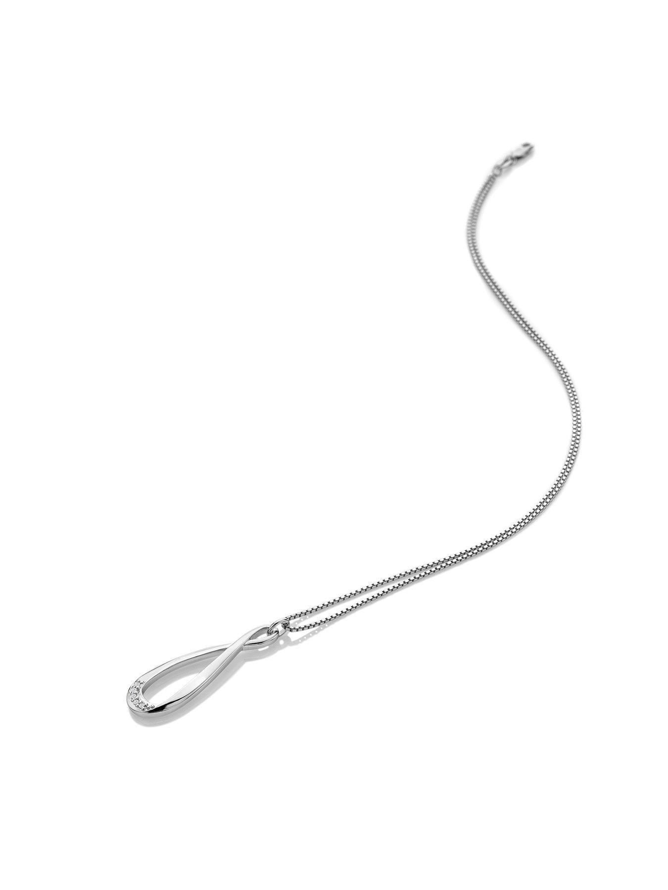  image of hot-diamonds-flourish-pendant