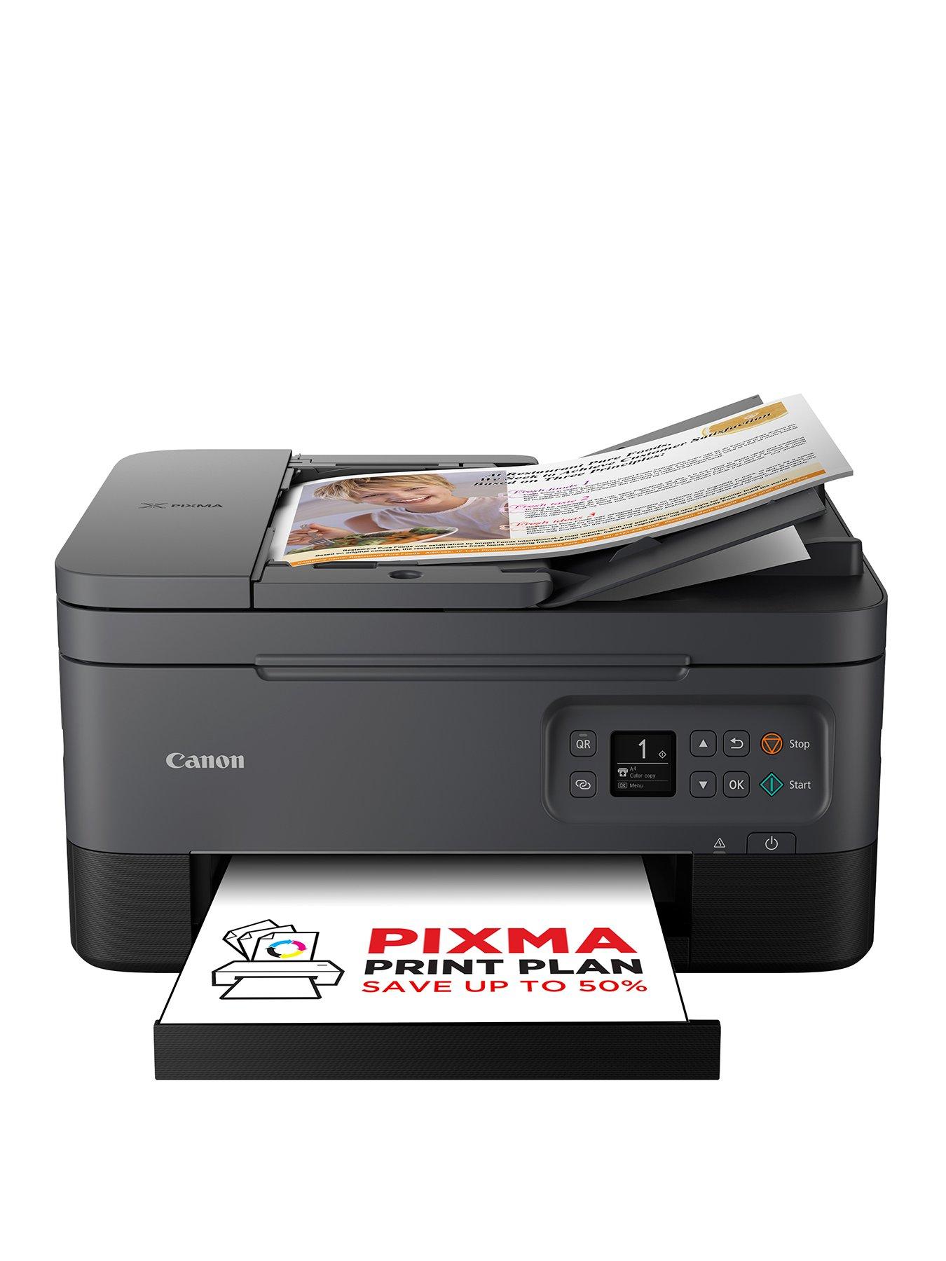 Image 1 of 7 of Canon PIXMA TS7450i Wireless Colour 3-in-One Inkjet Photo Printer - Black