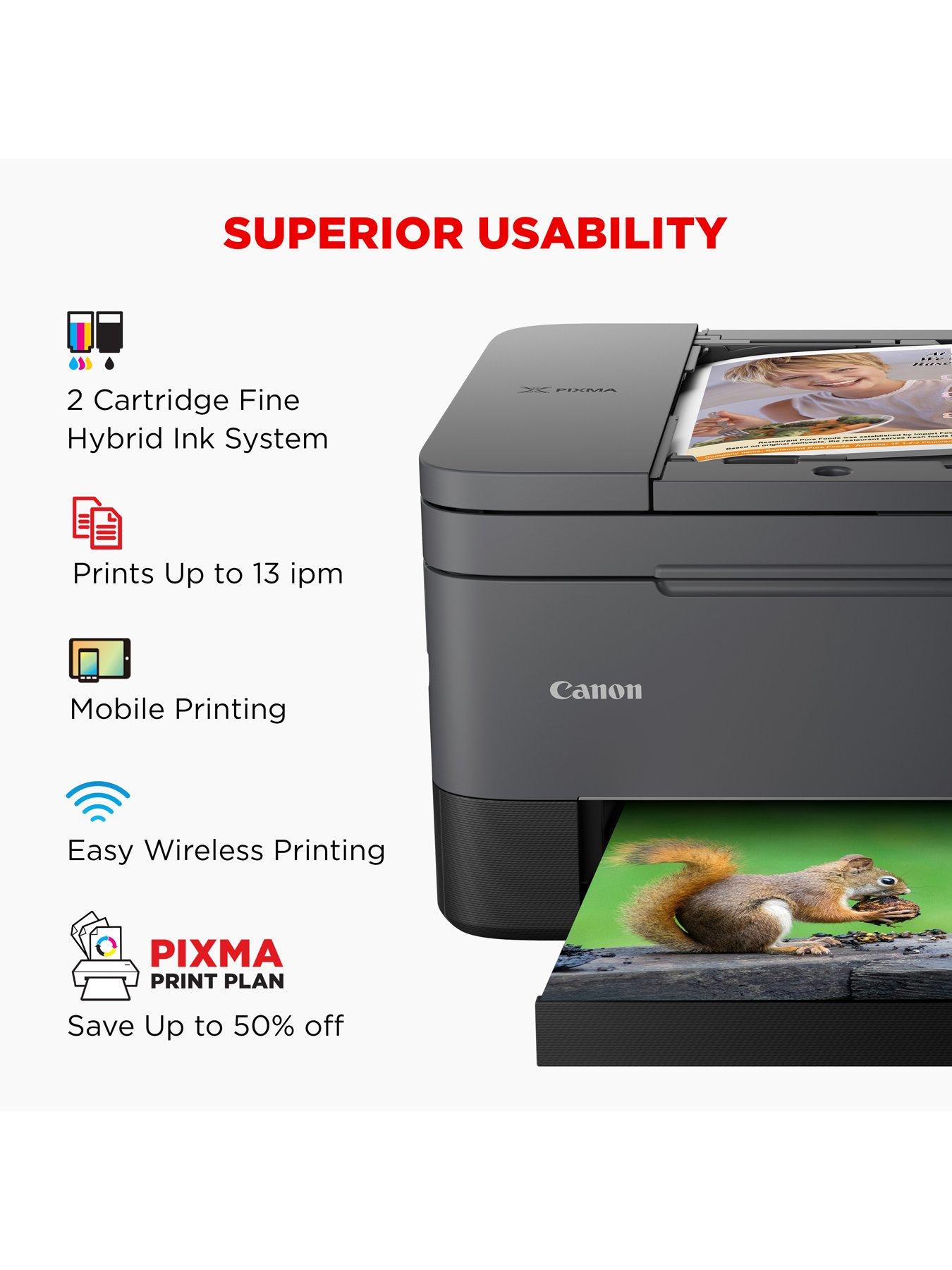 Image 4 of 7 of Canon PIXMA TS7450i Wireless Colour 3-in-One Inkjet Photo Printer - Black
