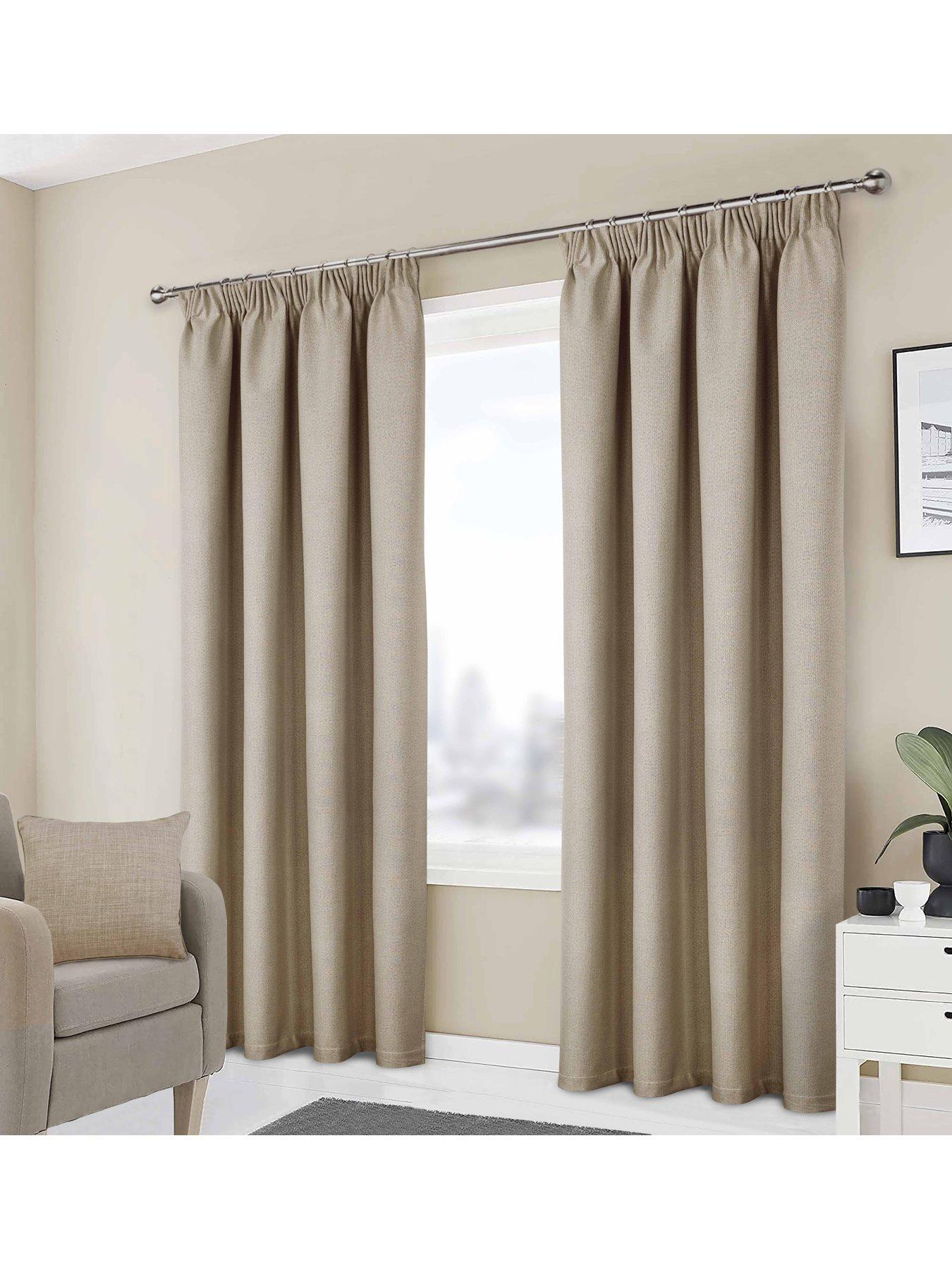 Very Home Athos Blackout Pencil Pleat Curtains | littlewoods.com