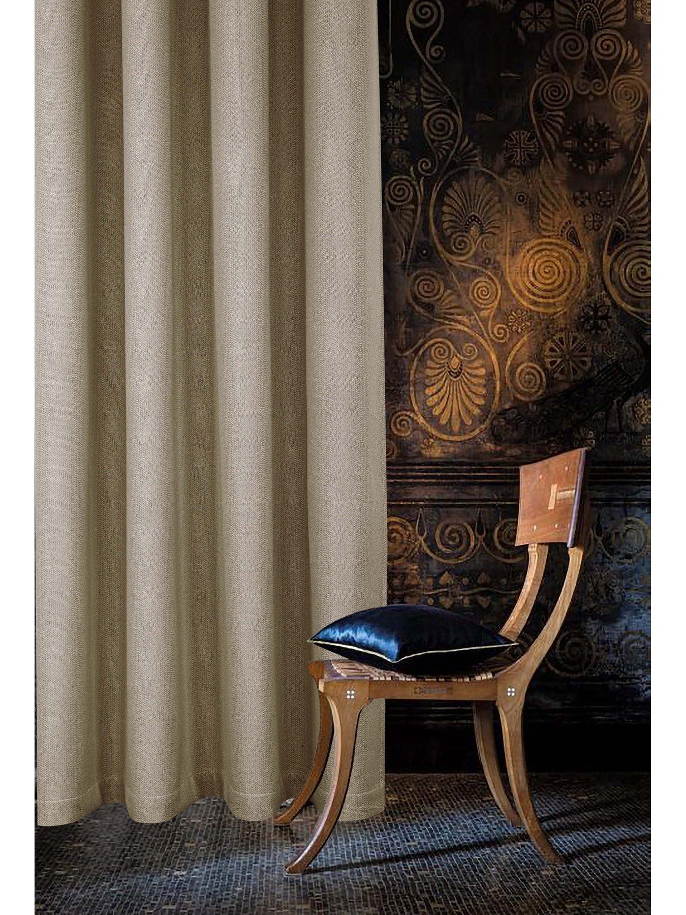  image of very-home-athos-blackout-pencil-pleatnbspcurtains