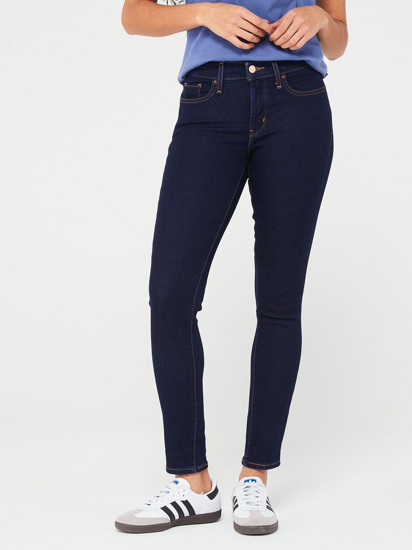 Exposed Button 311 Shaping Ankle Skinny Women's Jeans - Medium