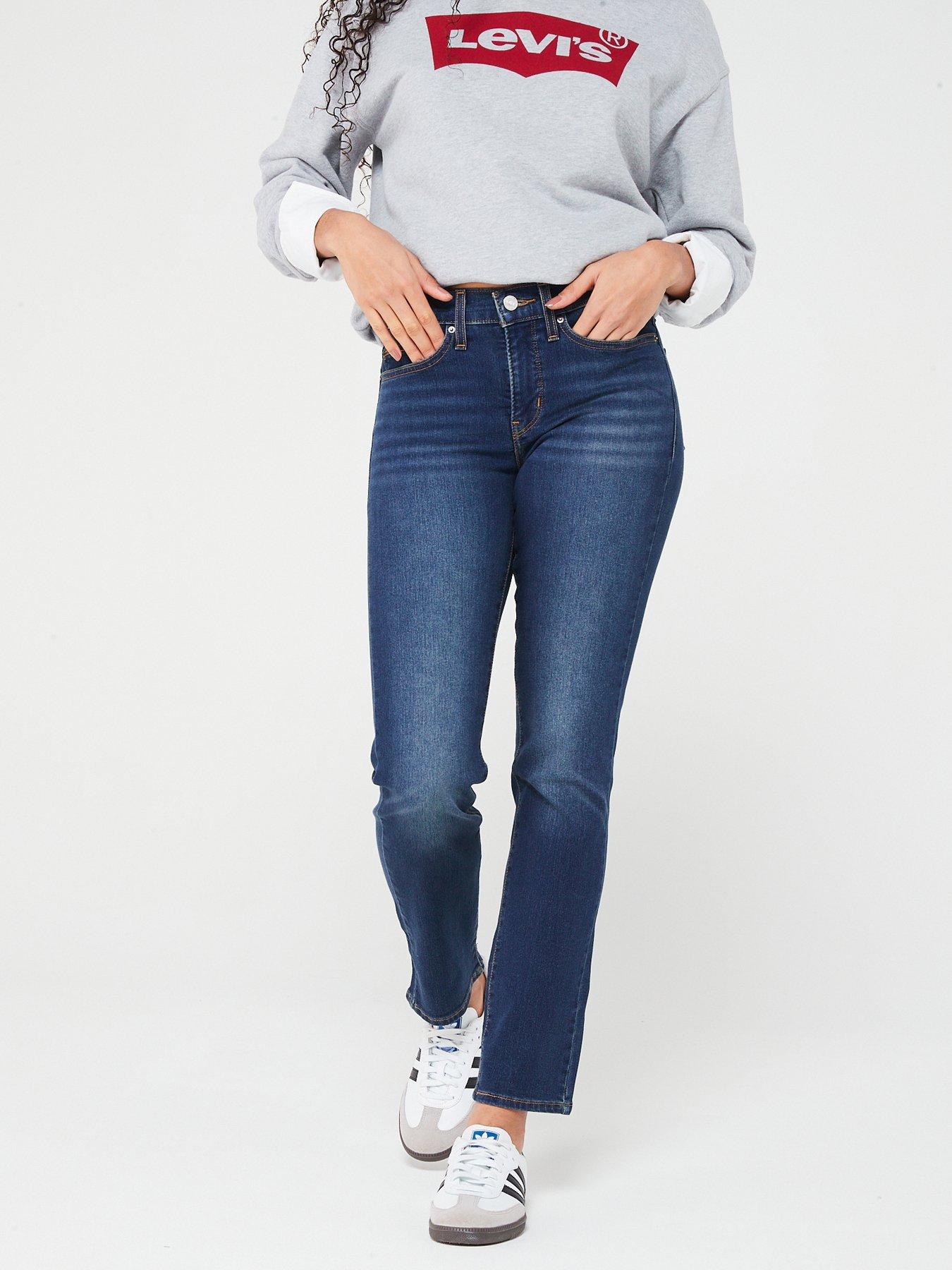  image of levis-314tradenbspshaping-straight-leg-jeans-zealous-blue