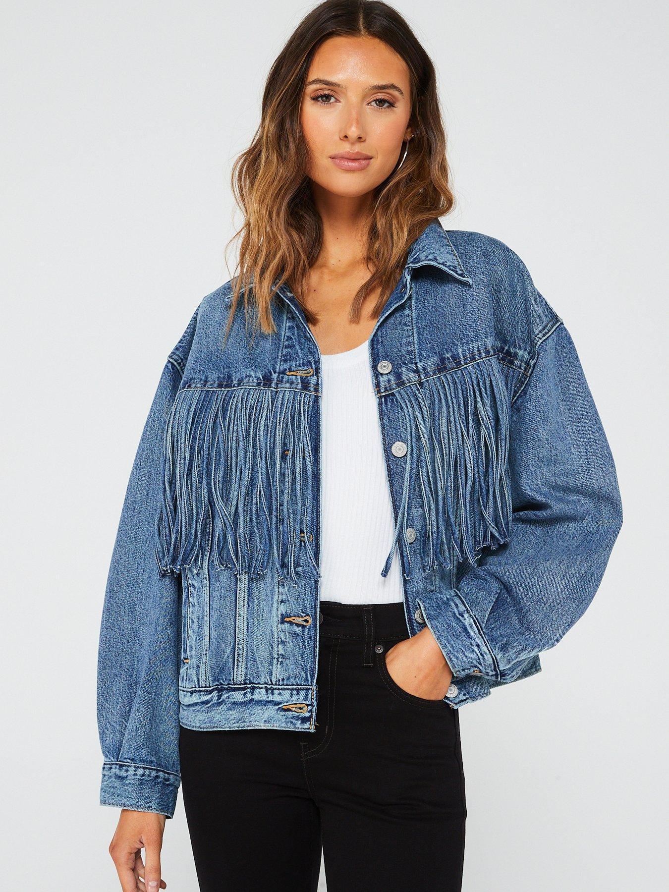 Levis 2024 fringe jacket