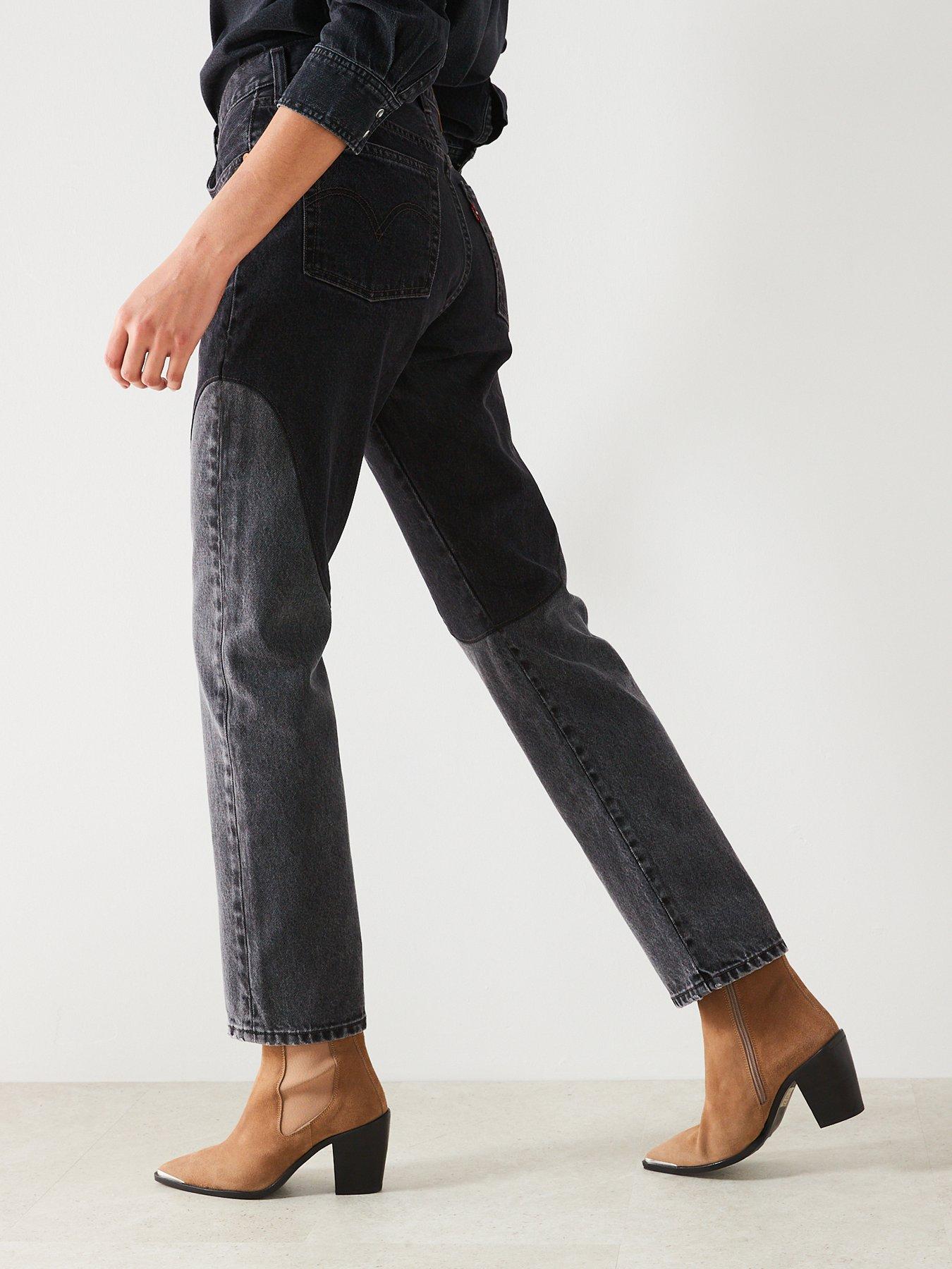  image of levis-501reg-original-jean-off-to-the-ranch-black