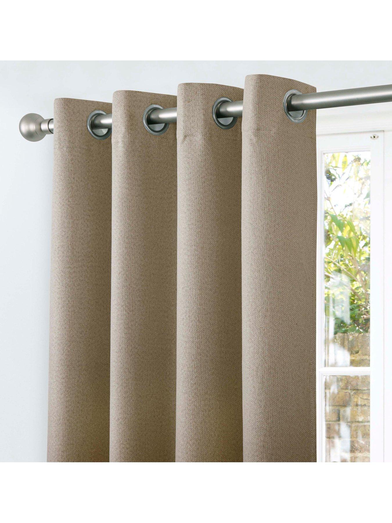  image of very-home-athos-blackout-eyelet-curtains