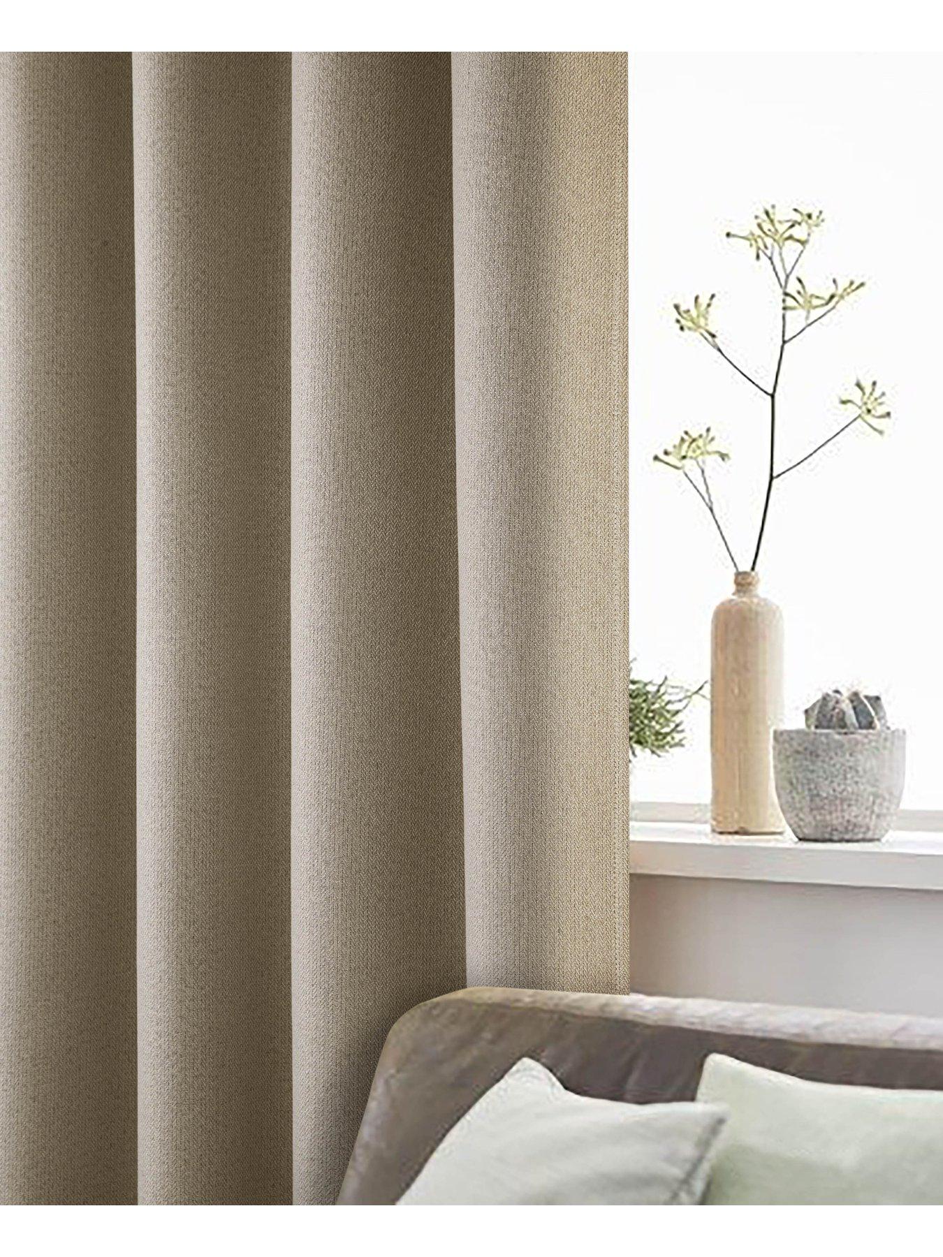  image of very-home-athos-blackout-eyelet-curtains