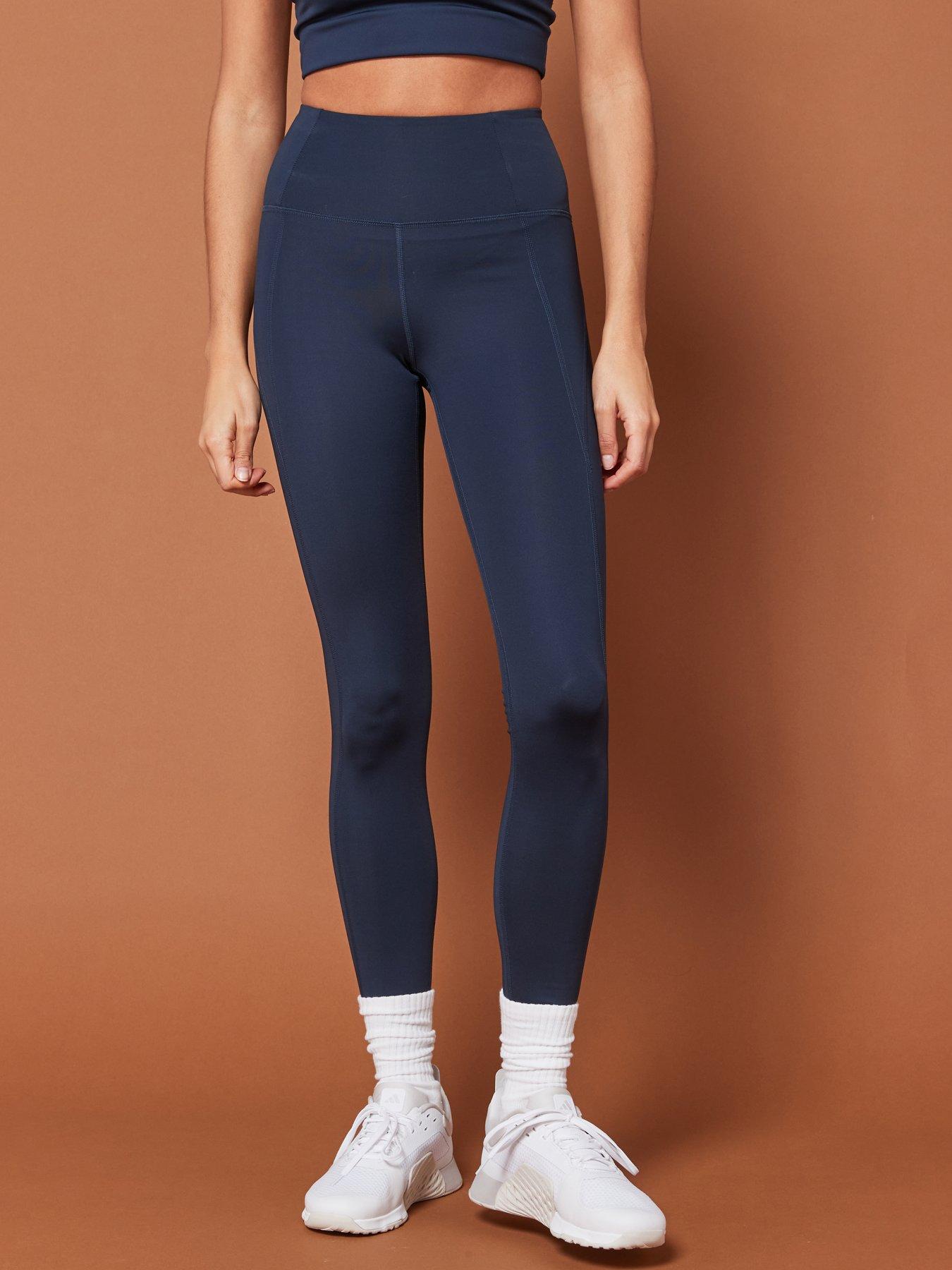 undefined Women's Training Long Compressive High-Rise Leggings - Navy