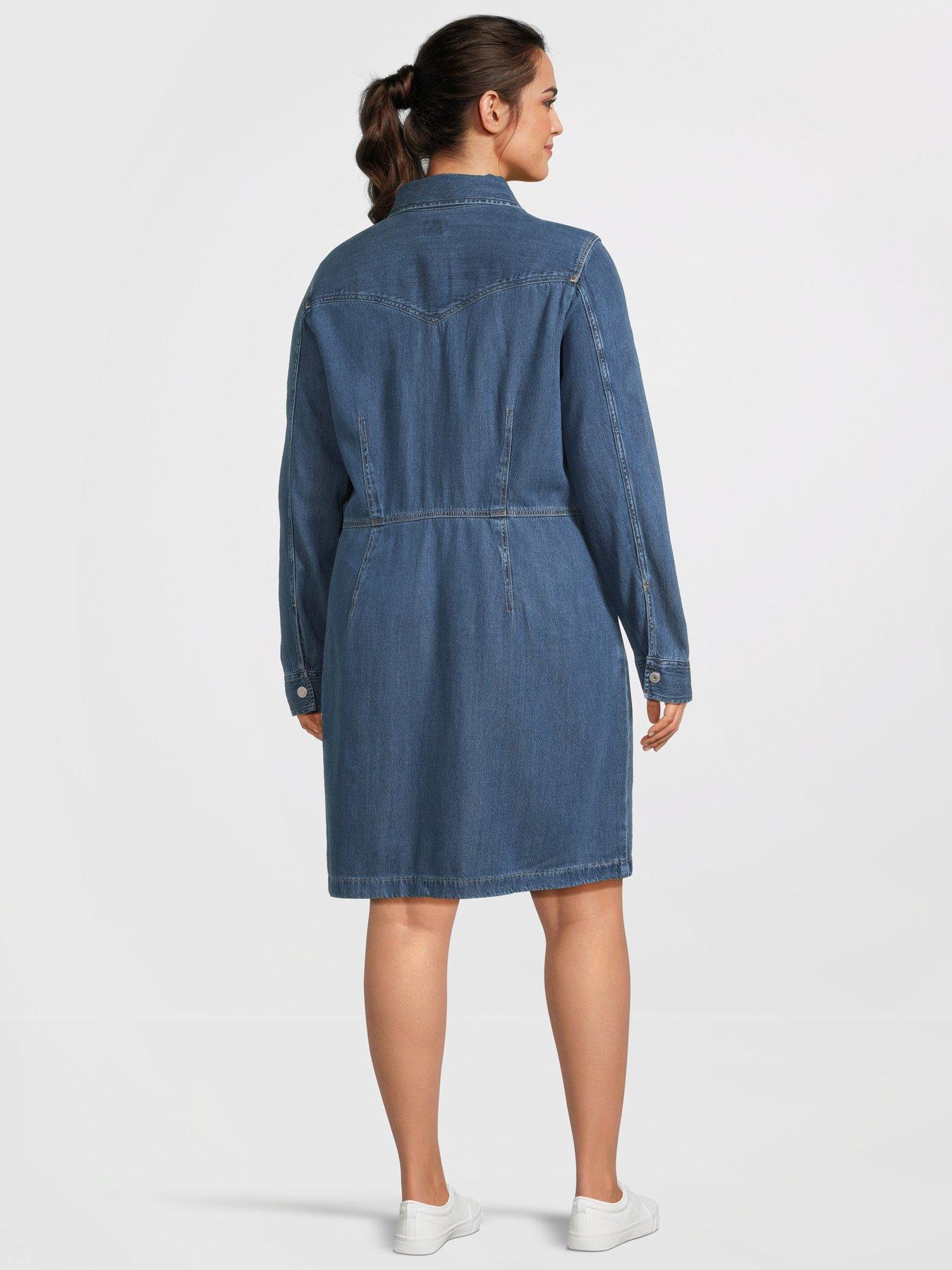 Levi s Plus Plus Otto Western Dress Blue littlewoods