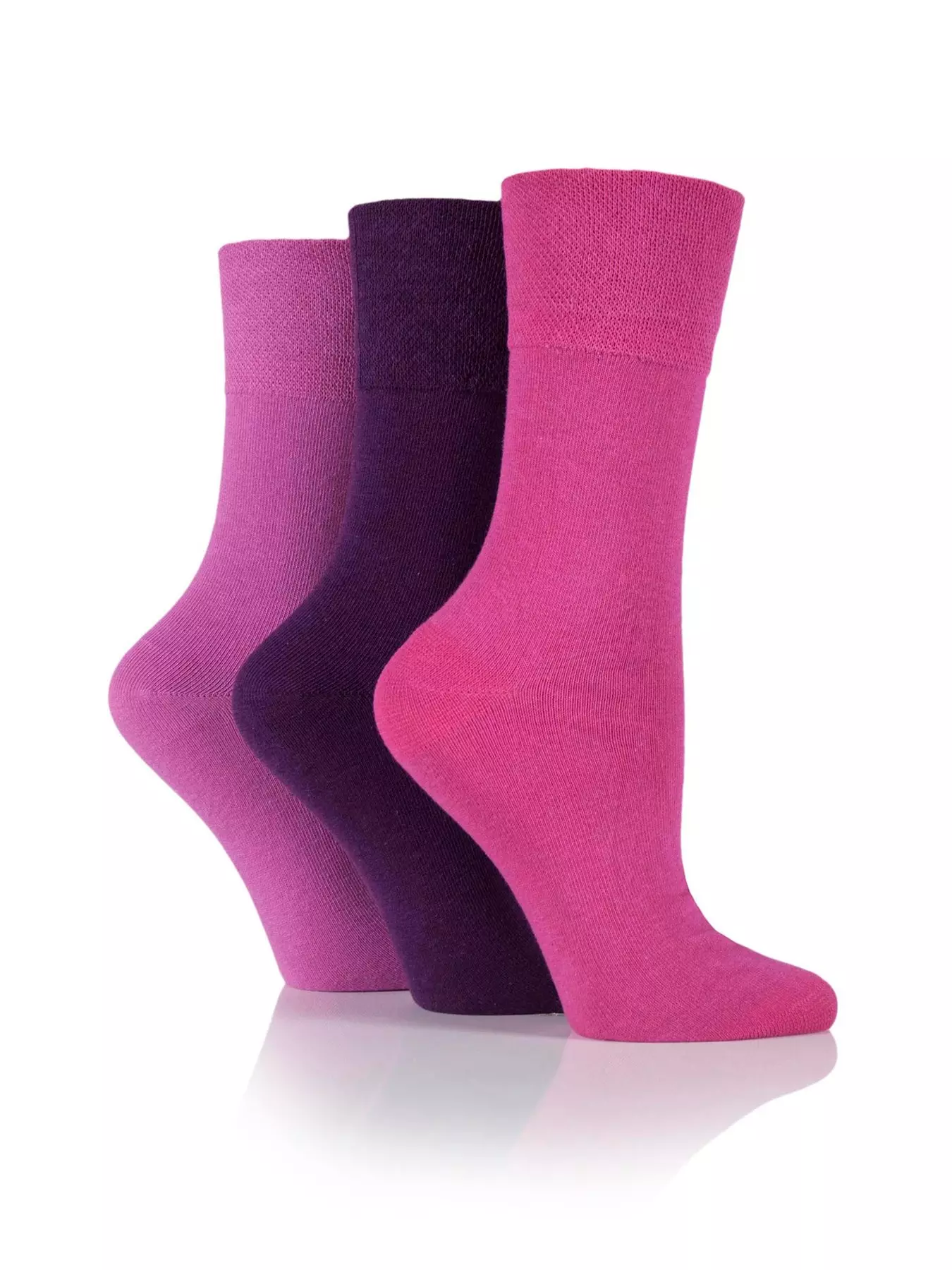 Ladies Gentle Grip Socks Animal Print.