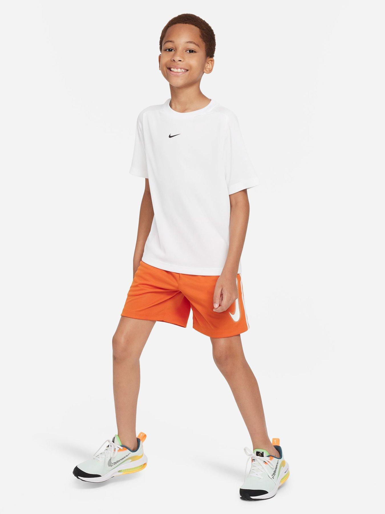 Nike dri fit outlet shorts orange