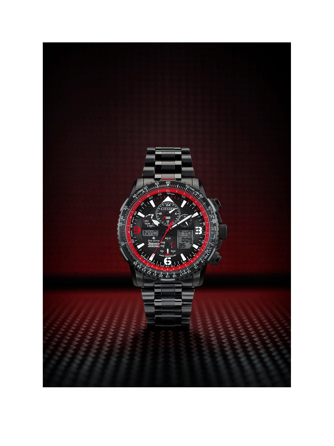 Image 2 of 5 of Citizen LTD EDITION RED ARROWS BLACK IP Watch