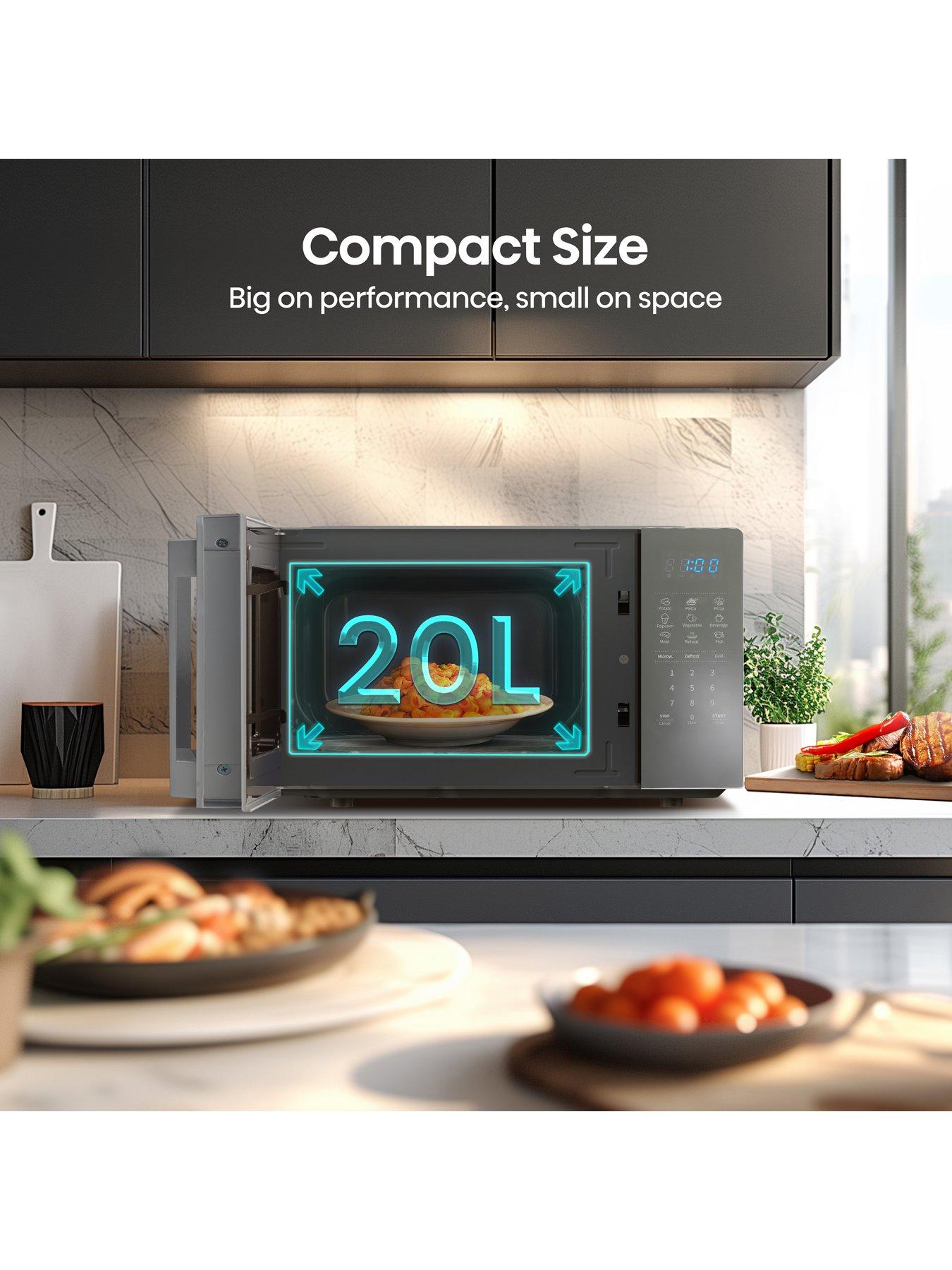  image of hisense-20-litre-microwave-mirror-look--silver