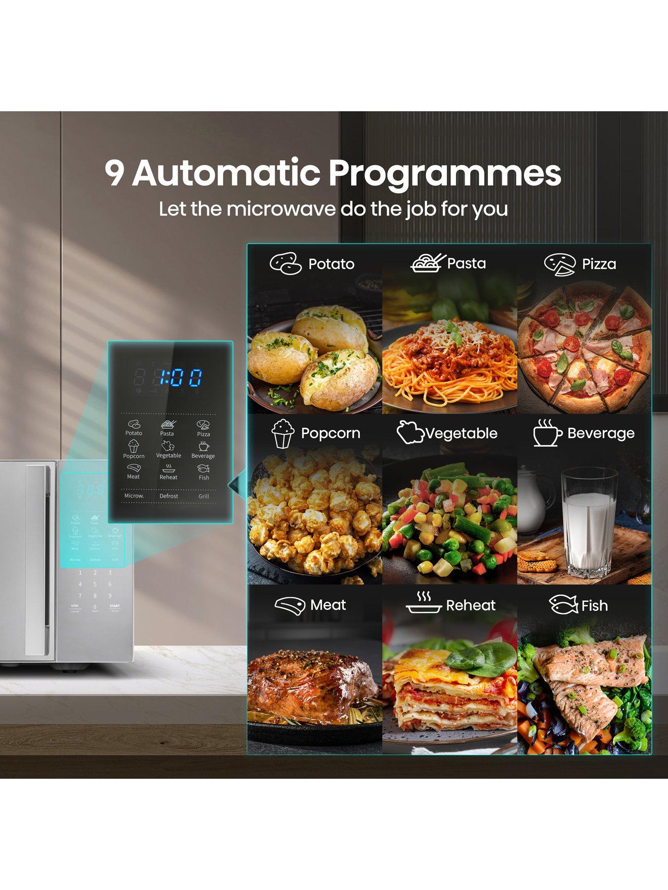  image of hisense-20-litre-microwave-mirror-look--silver