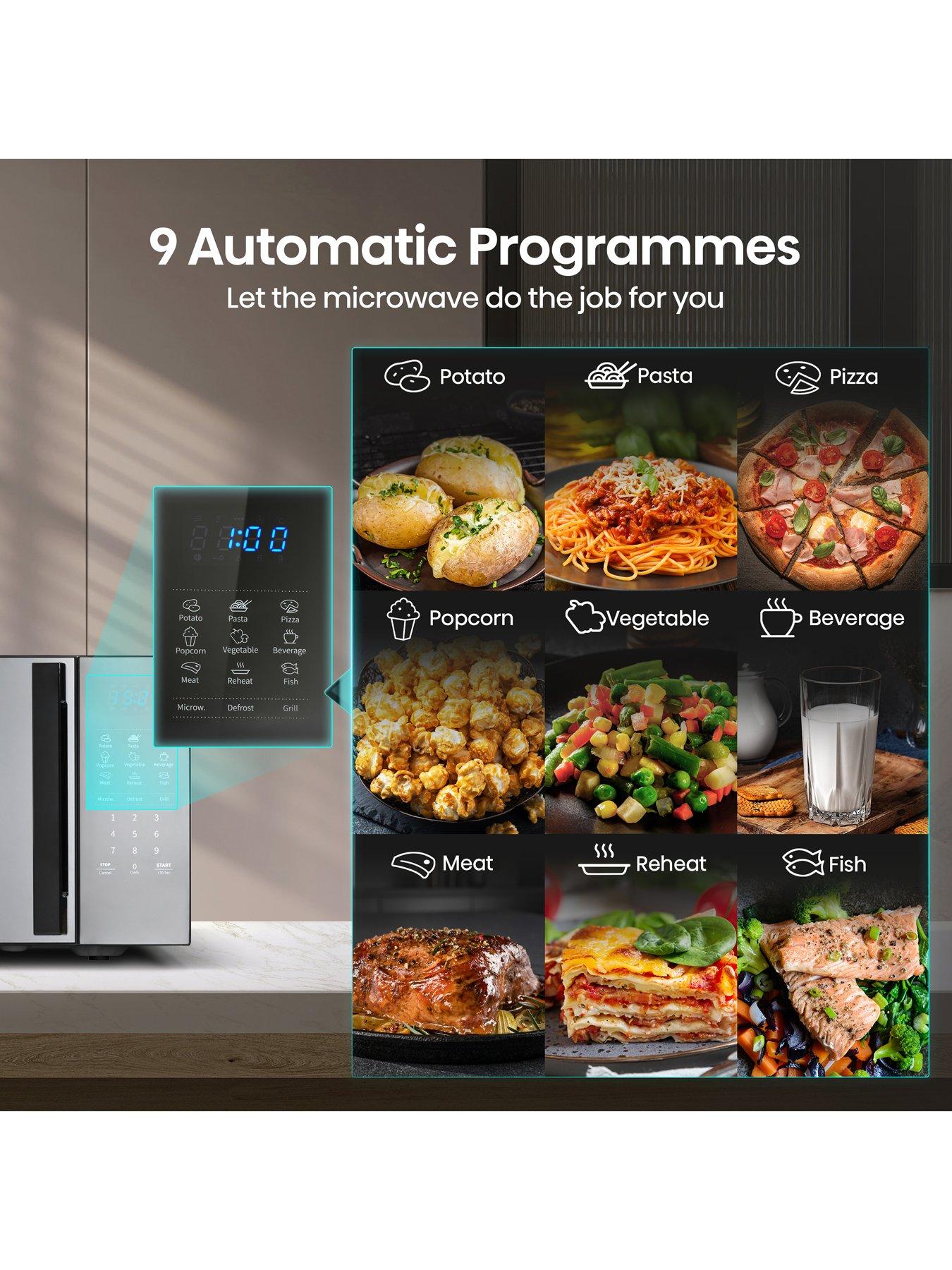  image of hisense-20-litre-microwave-mirror-look--black-stainless-steel