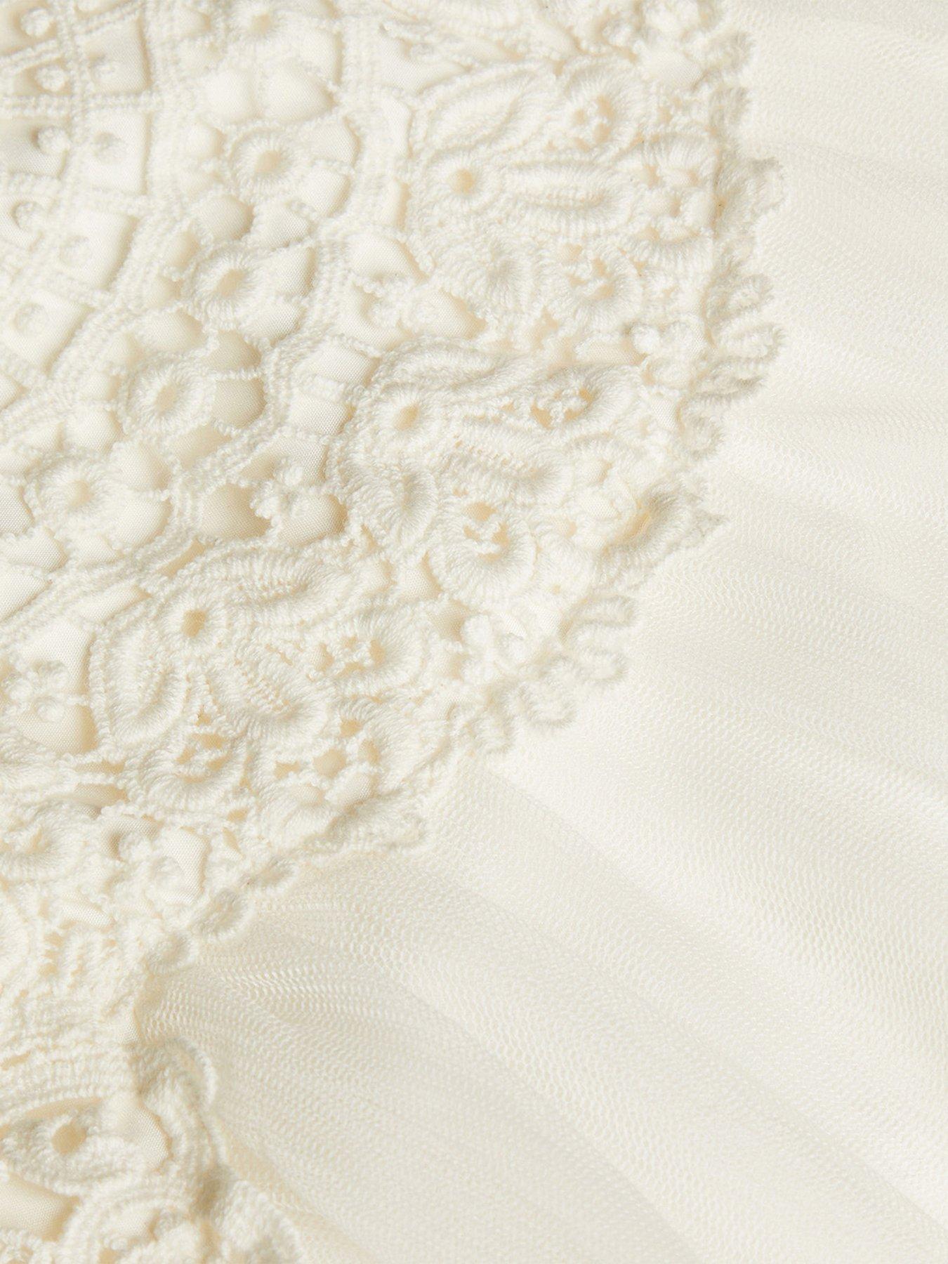 Monsoon Girls Estella Dress - Ivory | Littlewoods