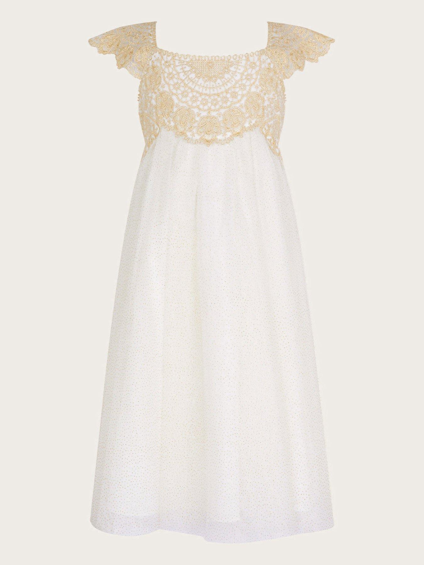 Monsoon estella dress store ivory