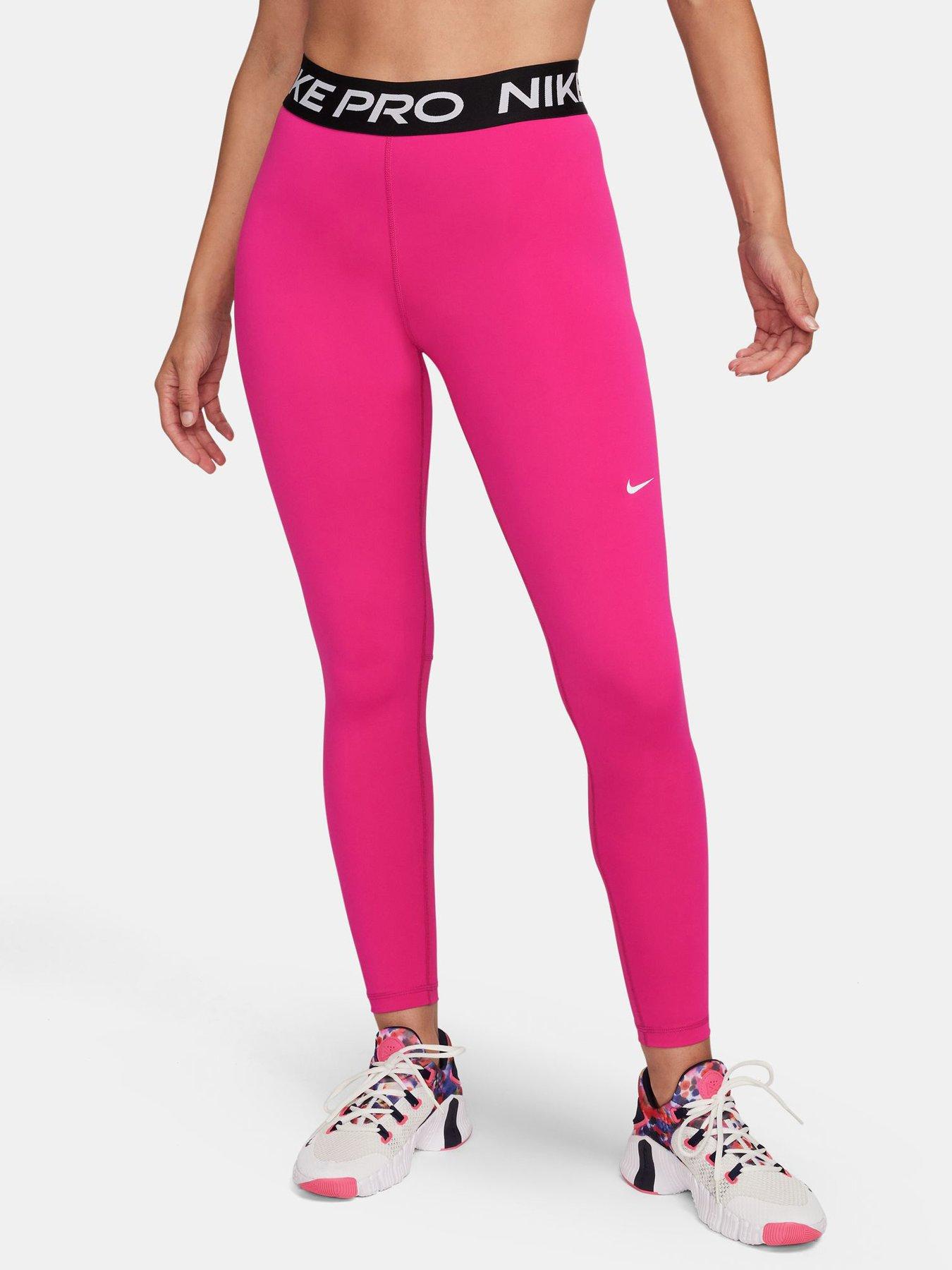 Nike women's training tights clearance pink