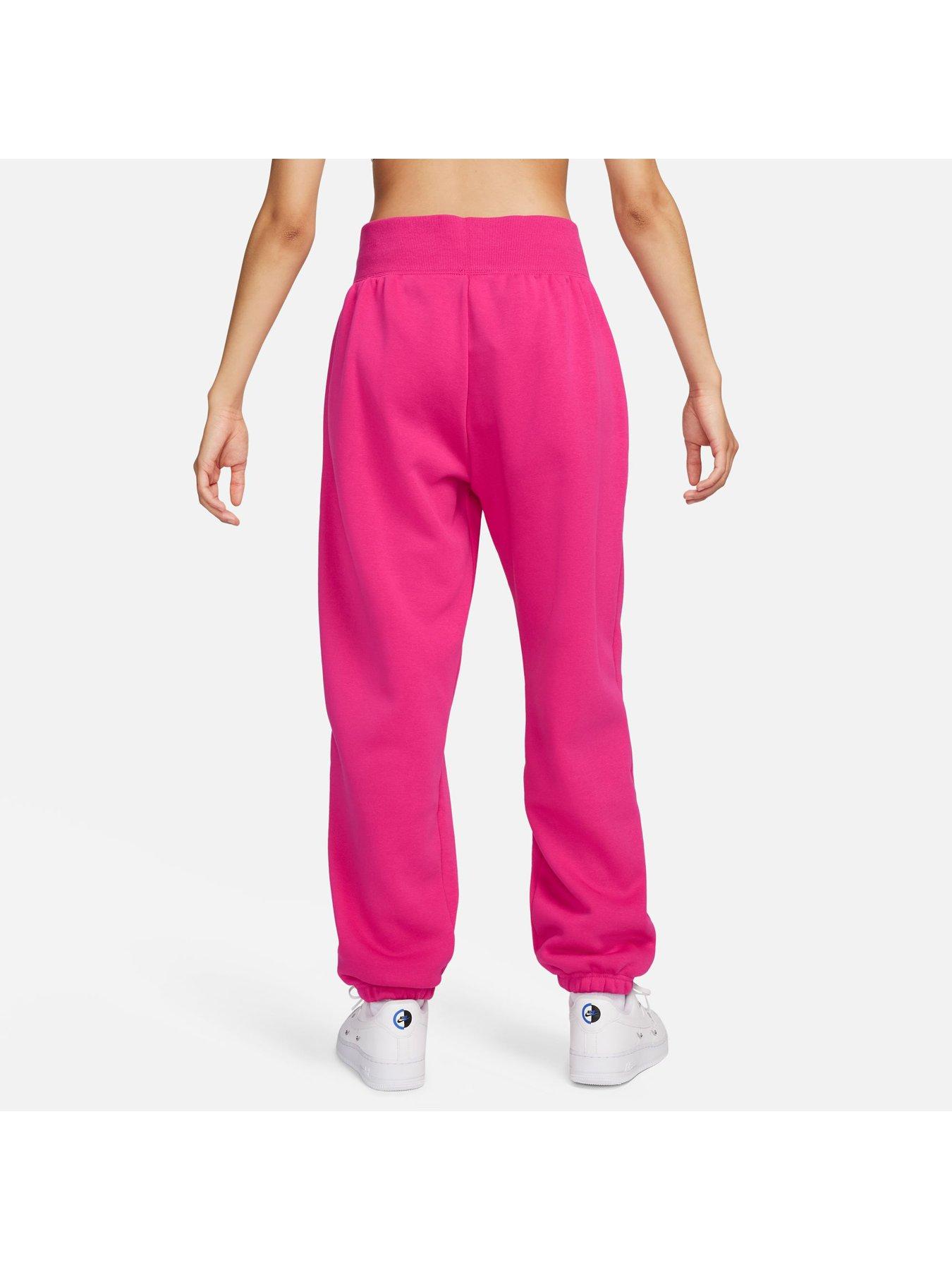 Nike Women's Highwaisted Oversized Sweatpants Pink