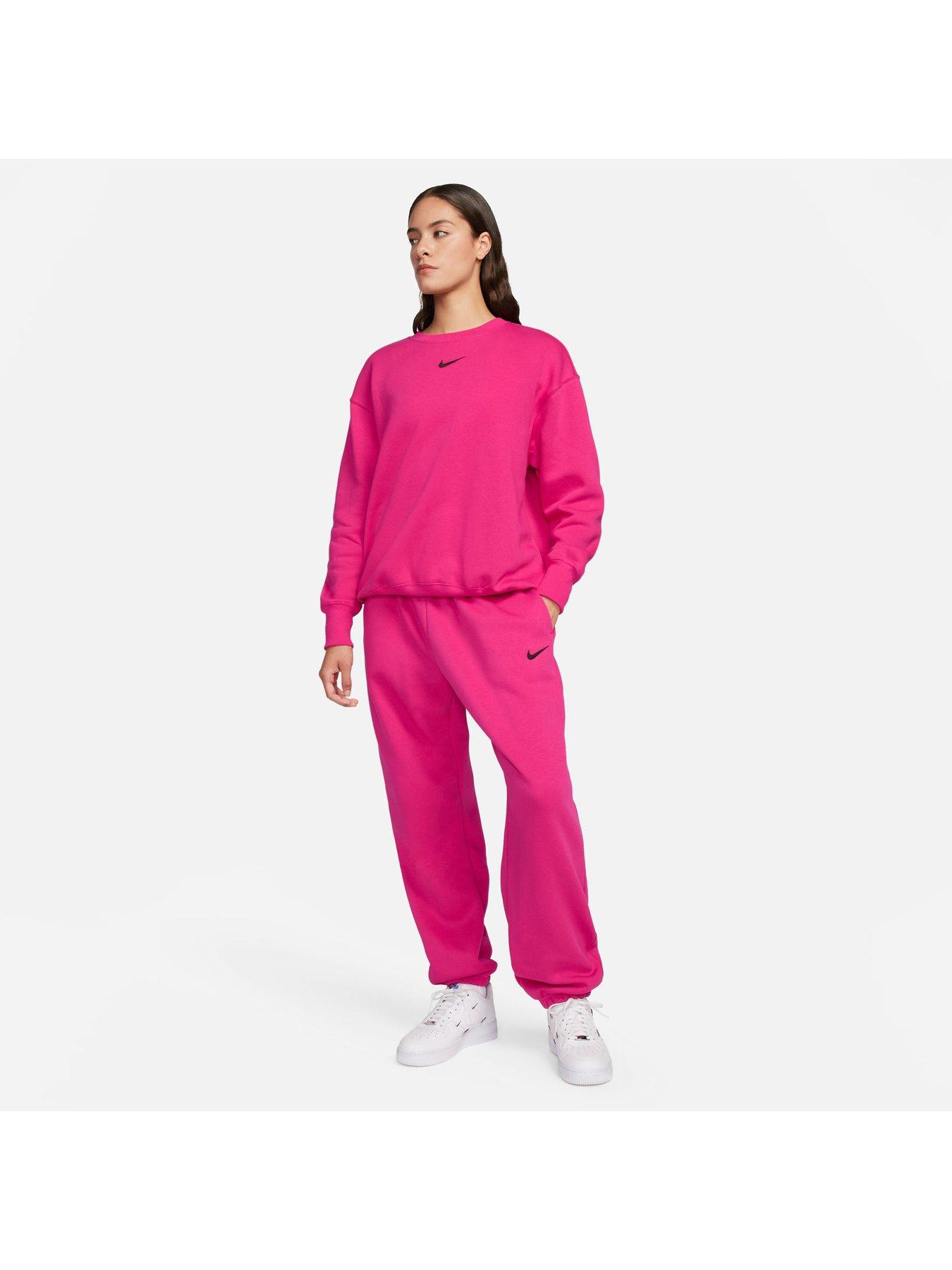 Nike Women's High-waisted Oversized Sweatpants - Pink