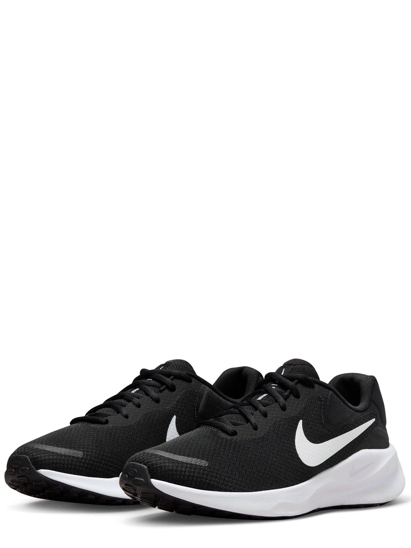 Mens black running outlet trainers