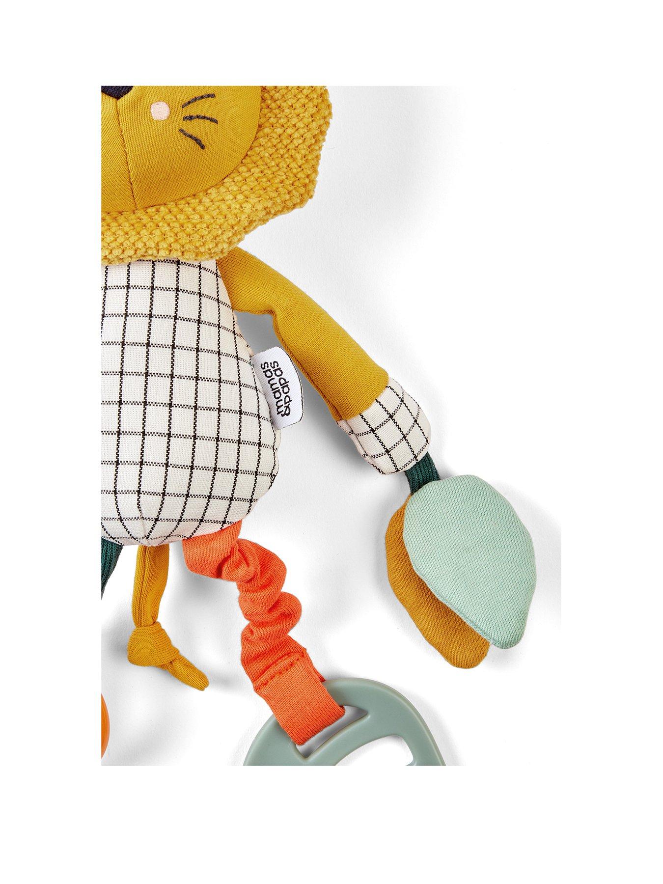 Image 2 of 3 of Mamas & Papas Baby Activity Toy - Jangly Lion