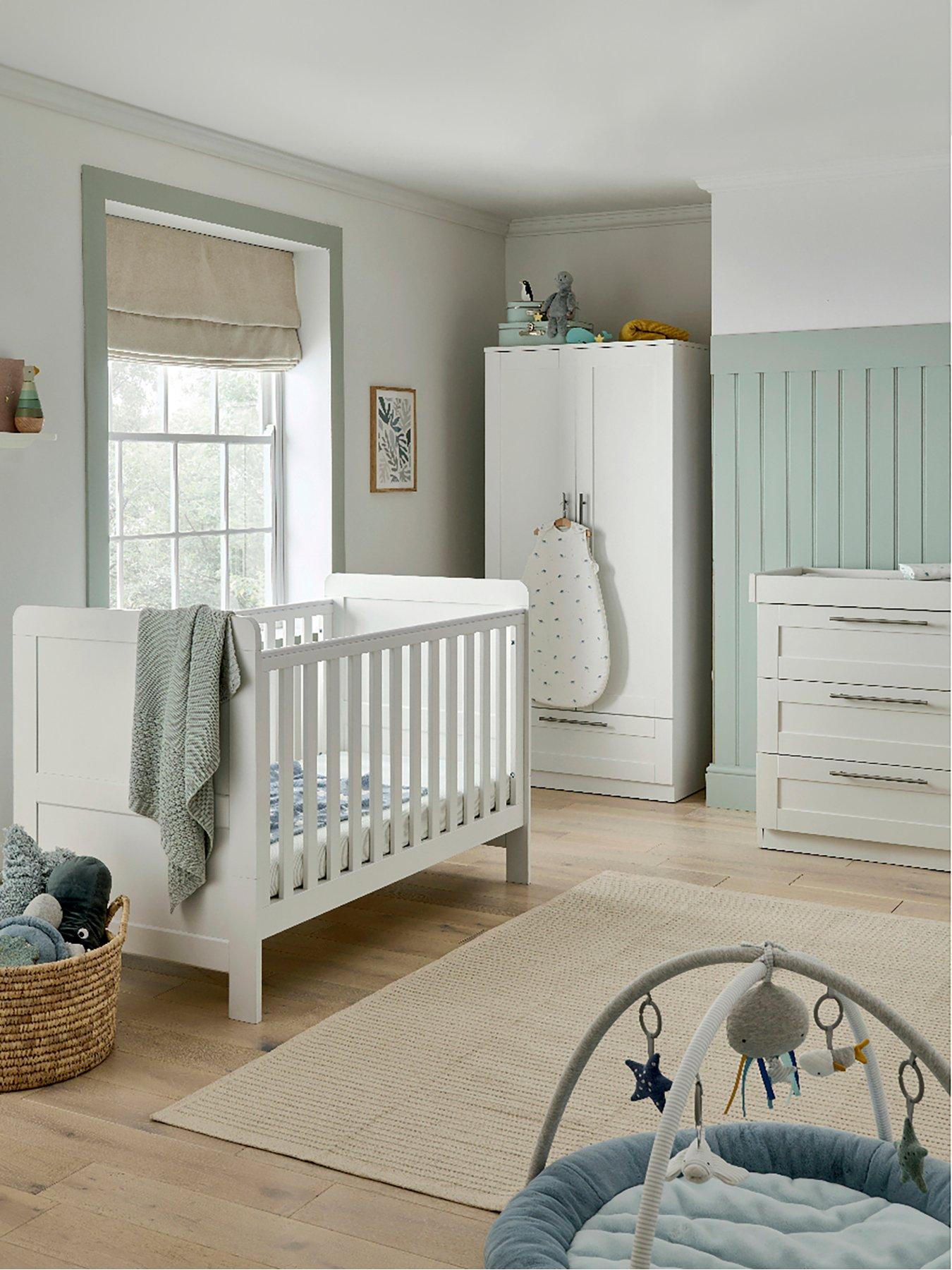 Image 1 of 6 of Mamas & Papas Hampden 3 Piece Furniture Range- White