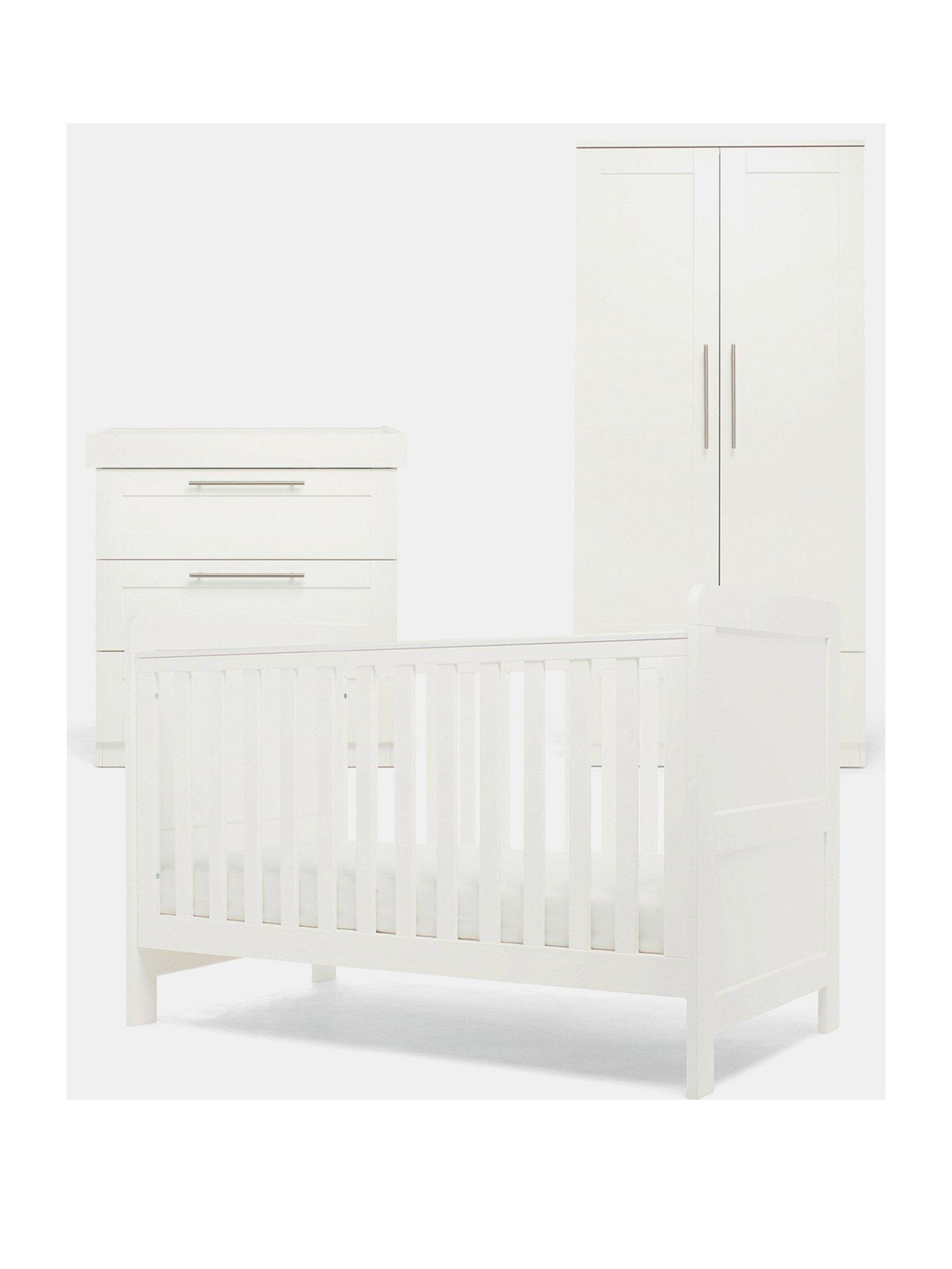 Image 2 of 6 of Mamas & Papas Hampden 3 Piece Furniture Range- White