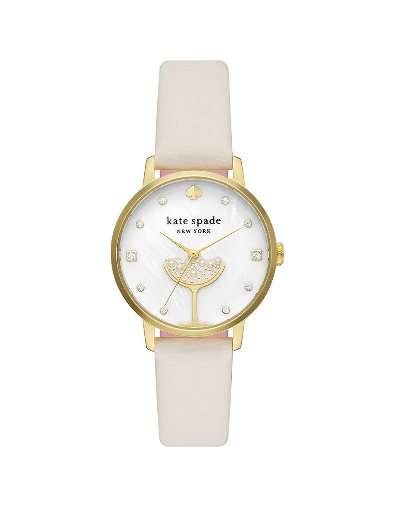 kate spade cocktail dial strap ladies watch