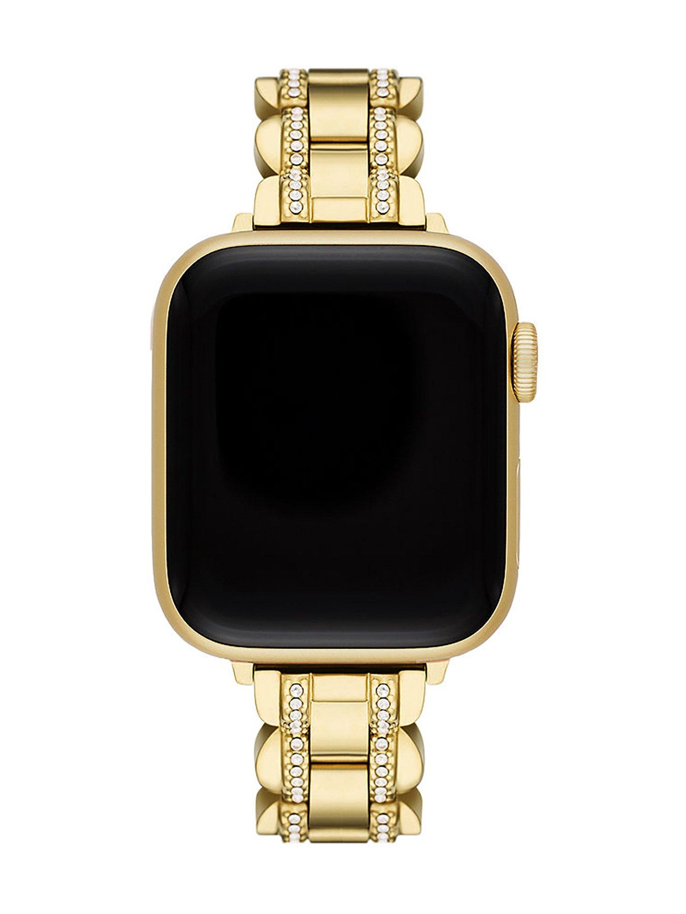  image of kate-spade-new-york-kate-spade-gold-tone-apple-strap