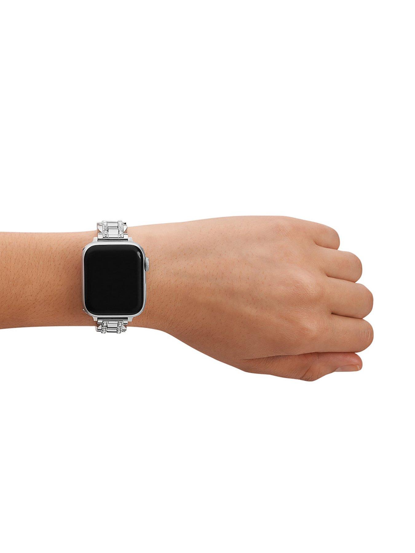  image of kate-spade-new-york-kate-spade-silver-apple-strap