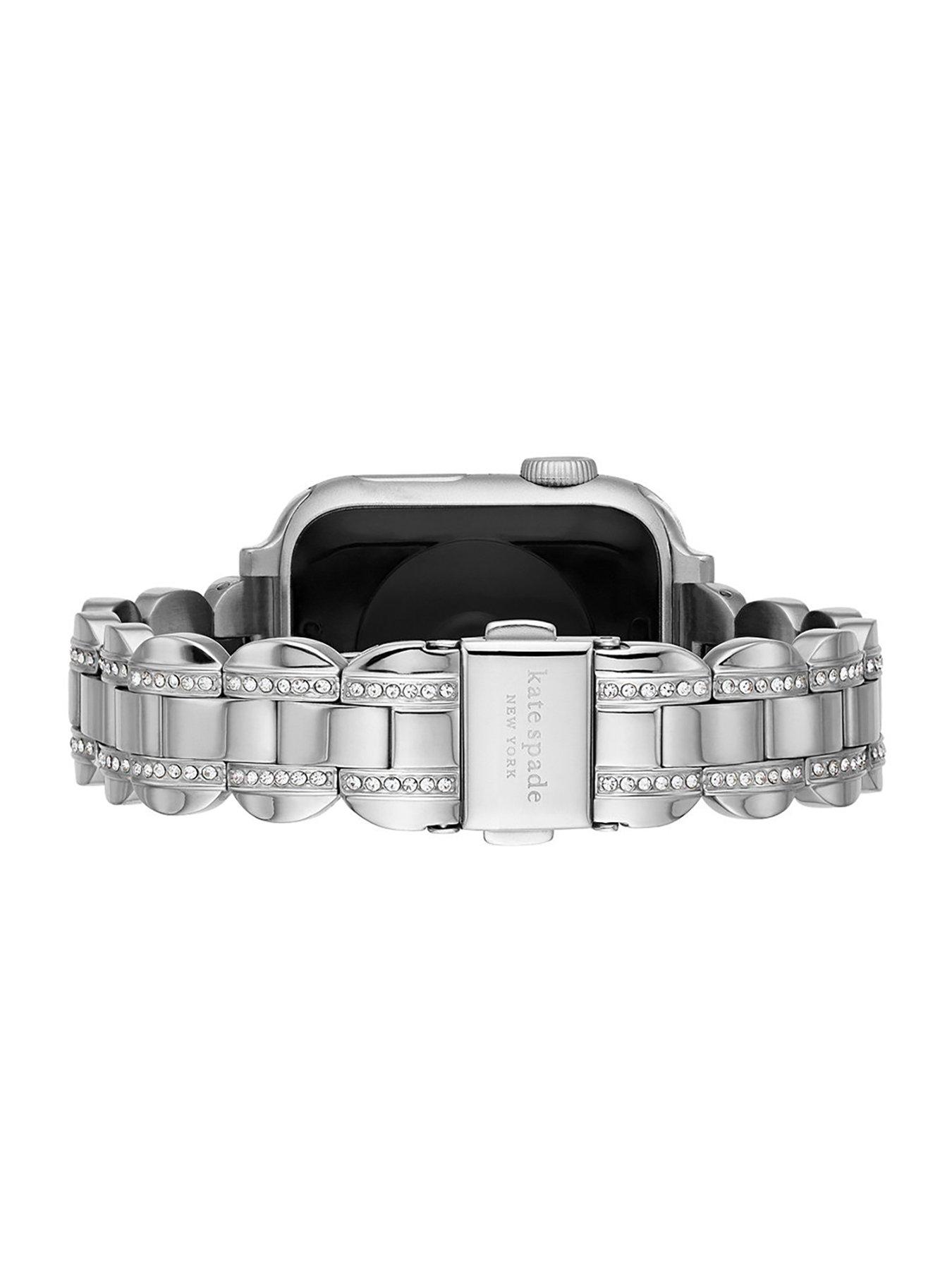  image of kate-spade-new-york-kate-spade-silver-apple-strap
