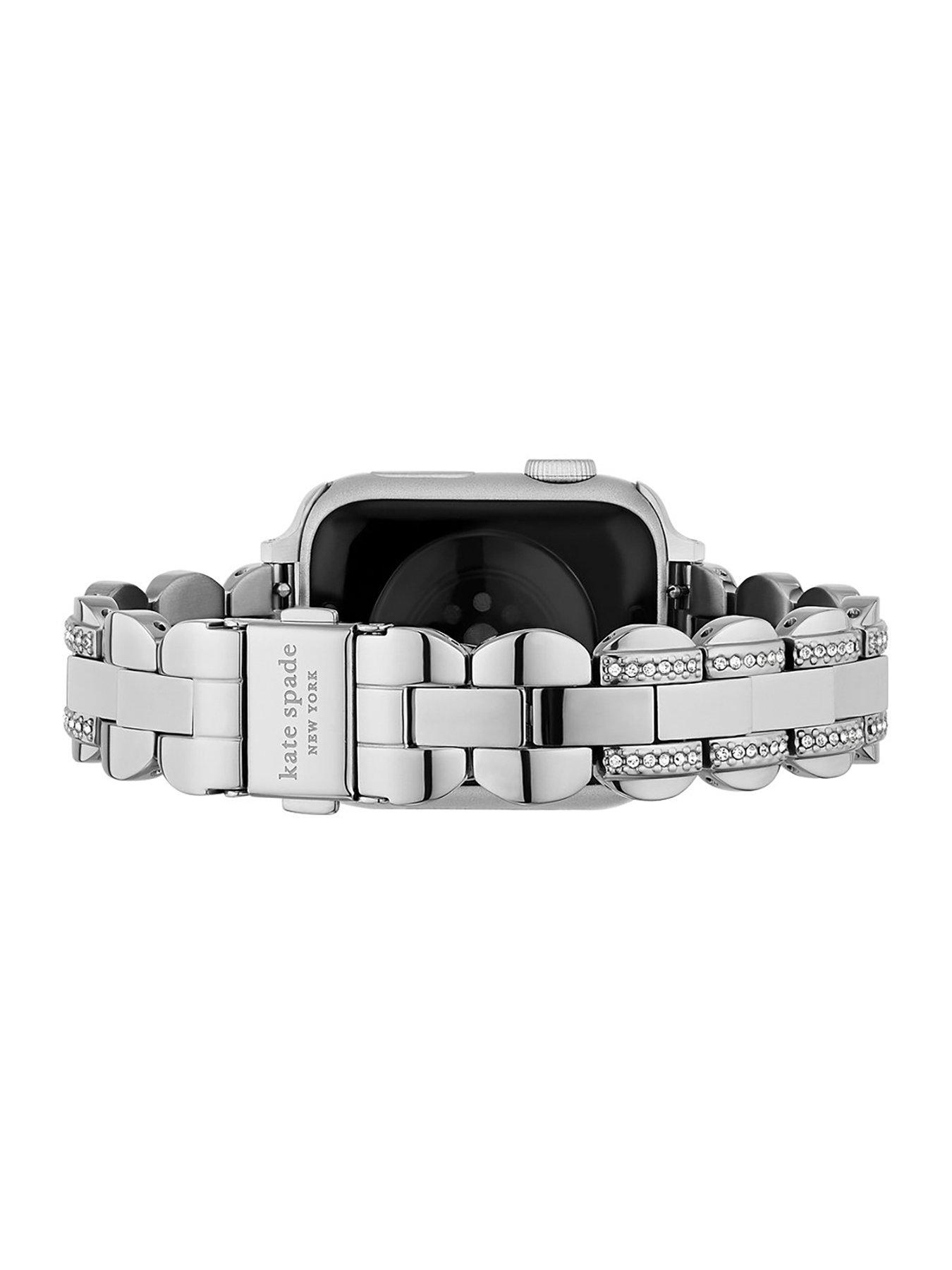  image of kate-spade-new-york-kate-spade-silver-apple-strap