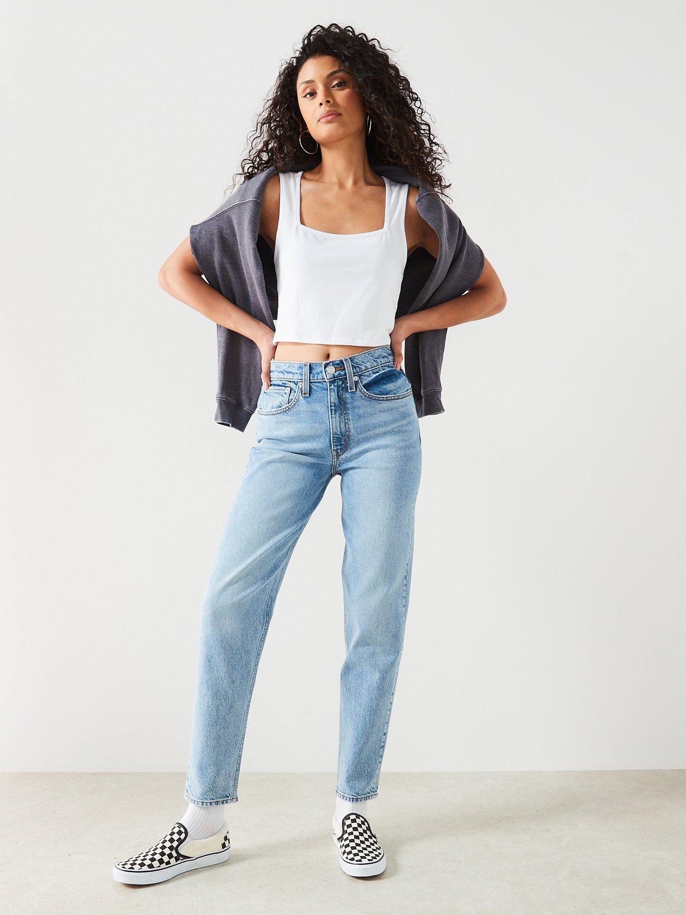 Image 3 of 7 of Levi's 80s Mom Jean - Hows My Driving&nbsp;- Blue