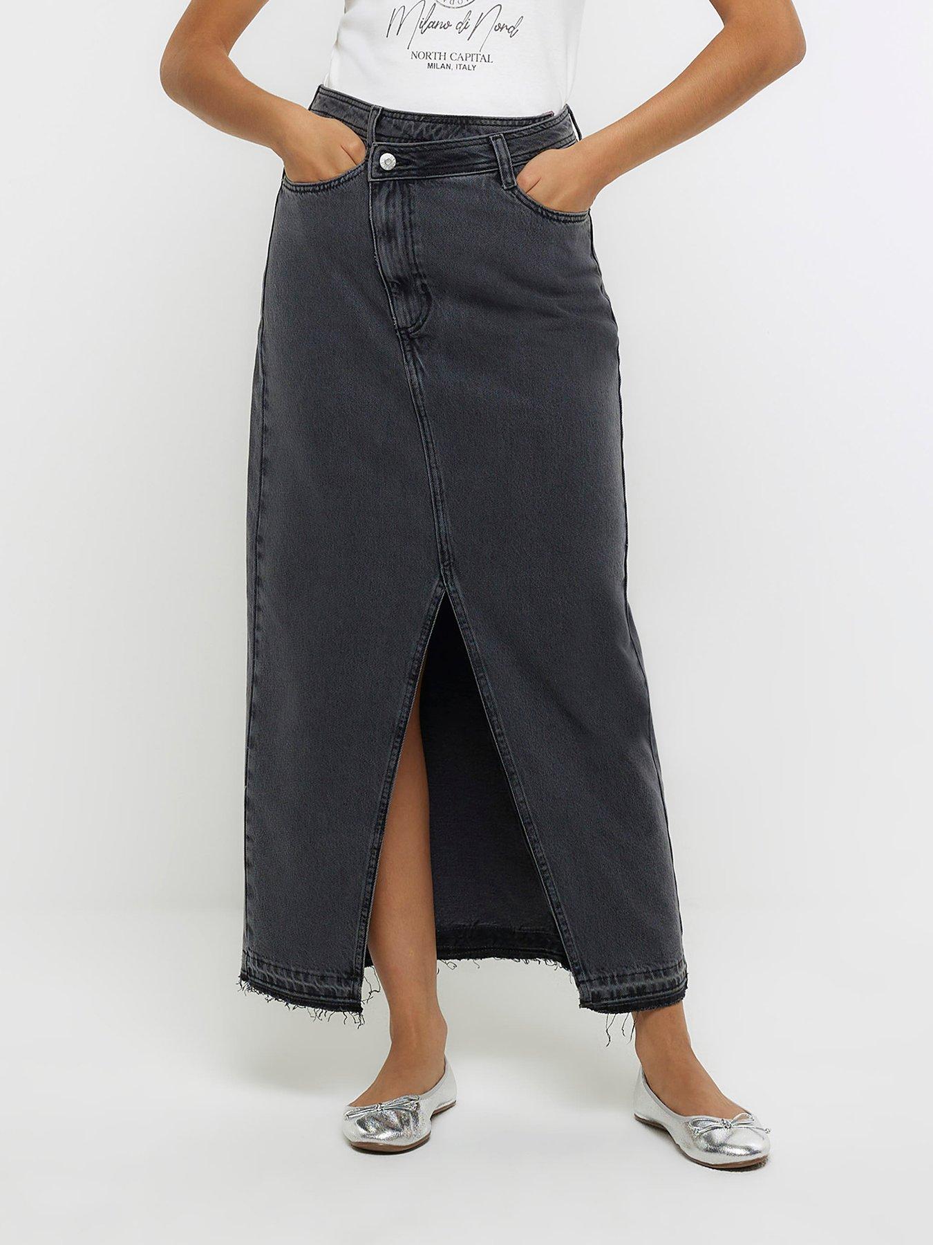 Black denim outlet skirt littlewoods