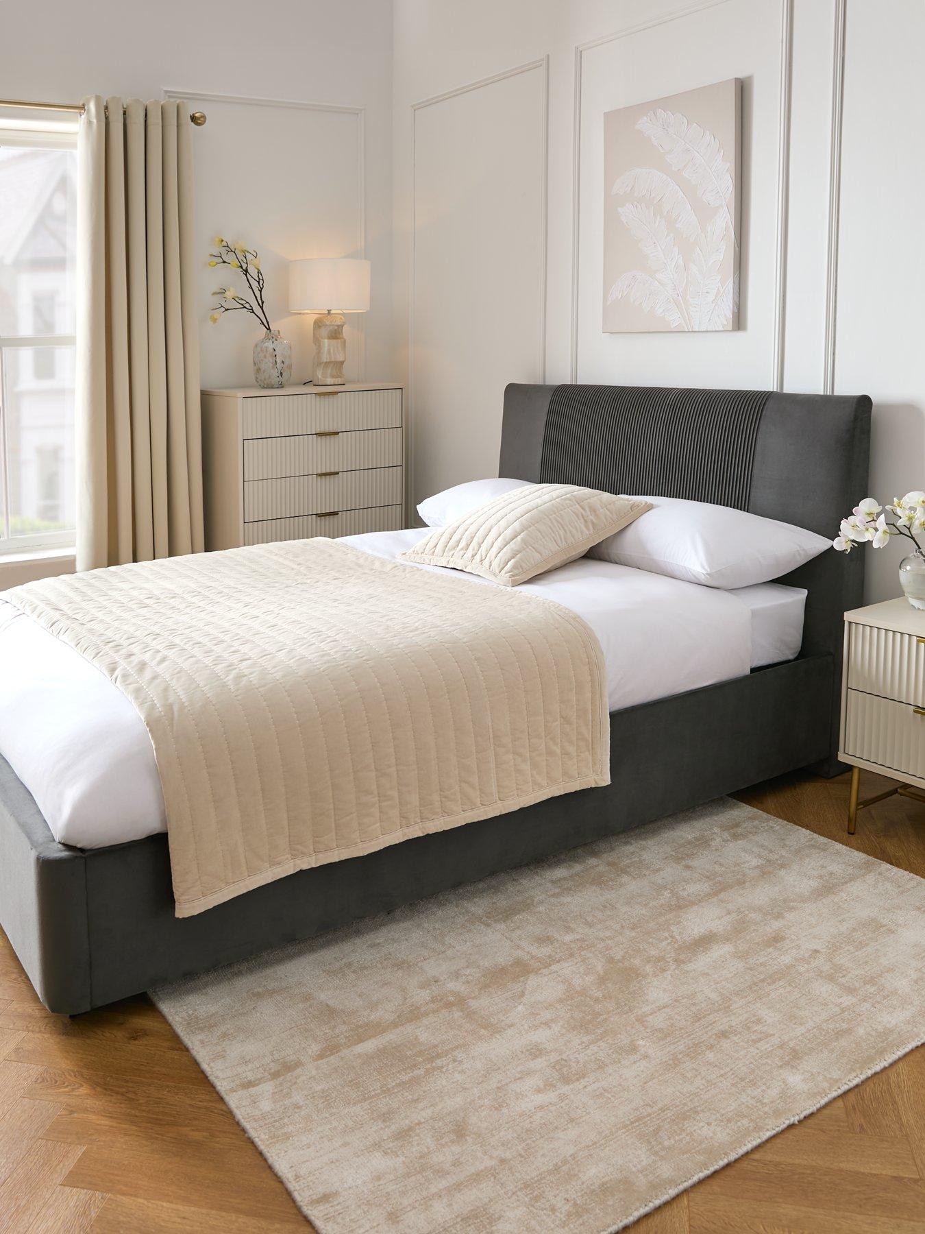 Very Home Serenity End Lift Up Storage Ottoman Bed with Mattress Options (Buy  &  SAVE!)