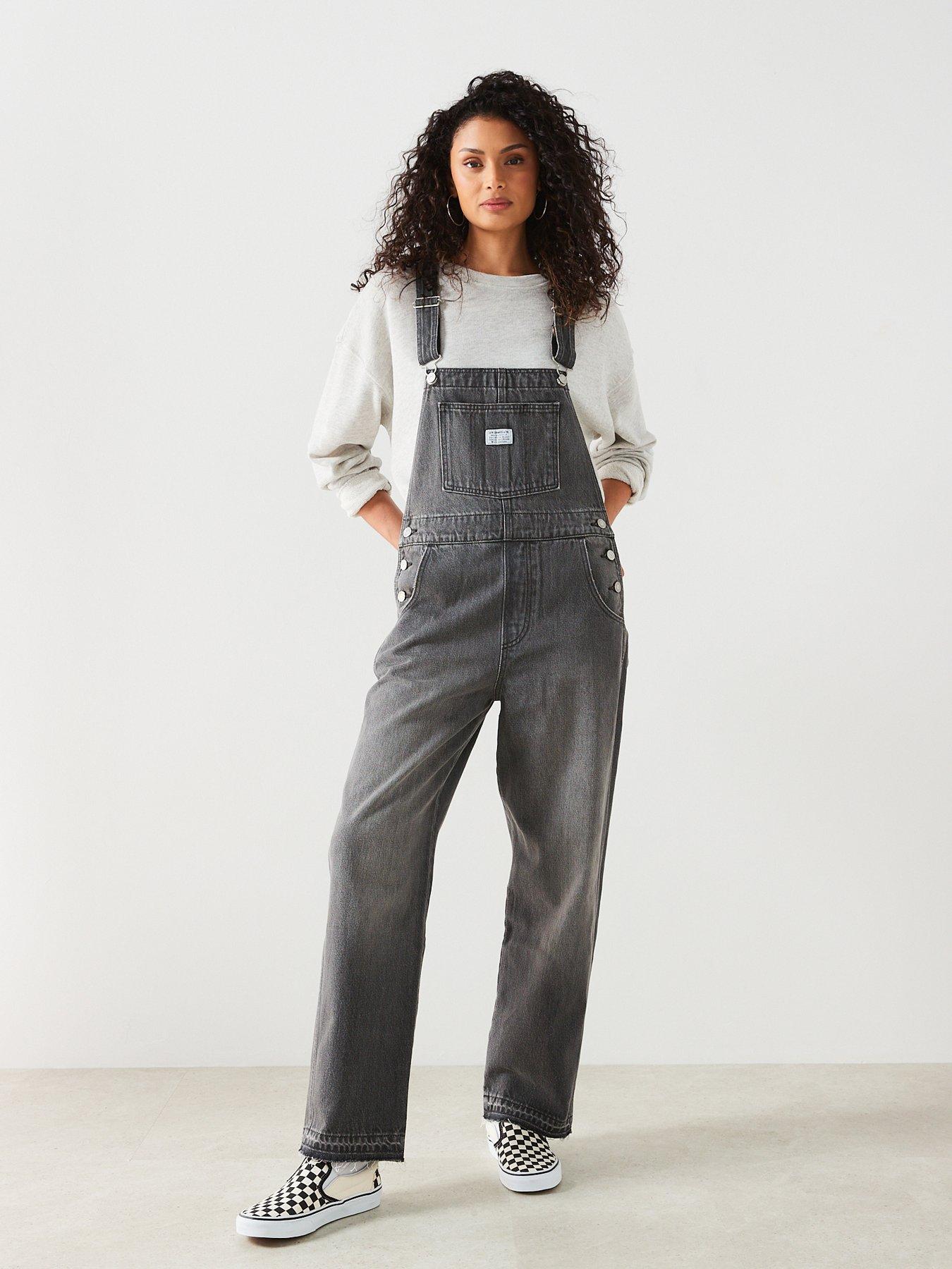 Levi s Vintage Overall Denim Dungarees Black littlewoods