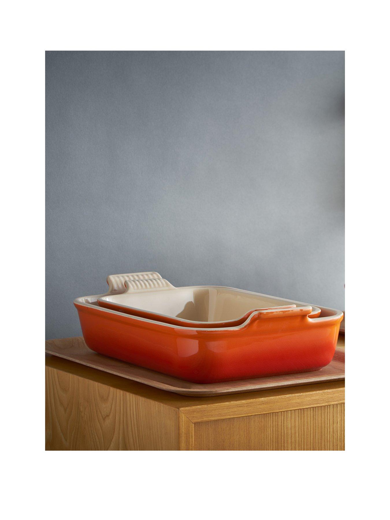 undefined Heritage Stoneware 32 cm Large Rectangular Dish in Volcanic